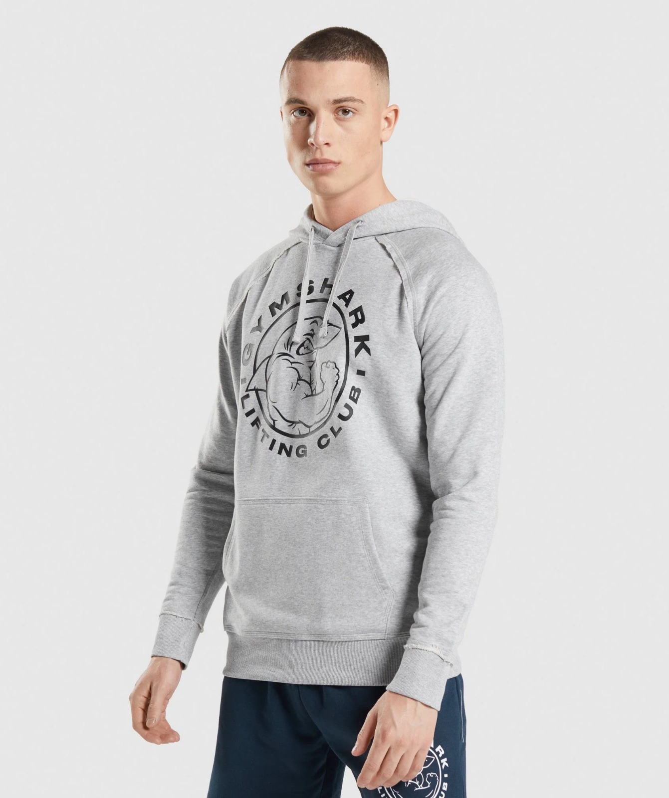 Sudadera Para Hombre Con Capucha Gymshark Gris
