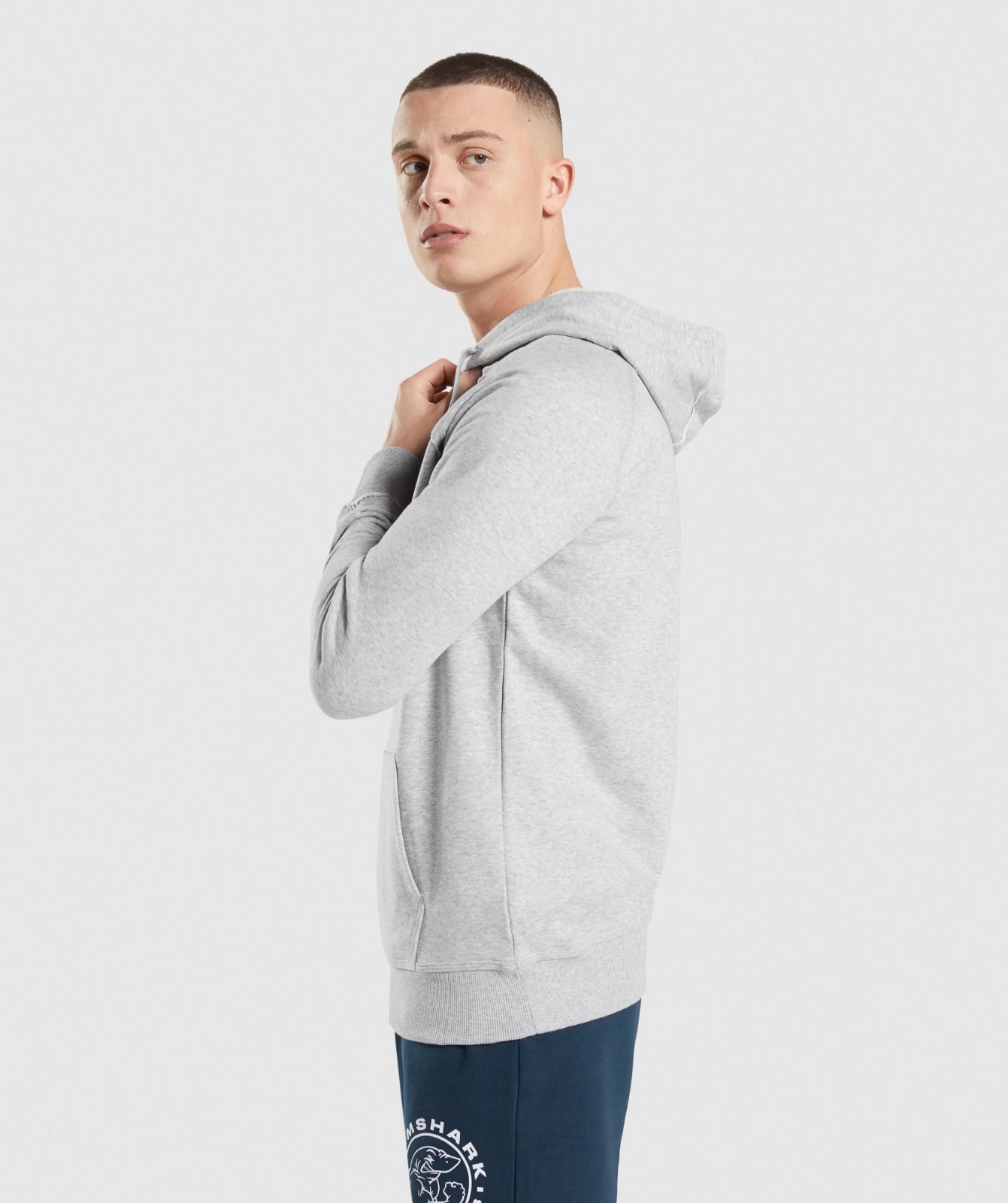 Sudadera Para Hombre Con Capucha Gymshark Gris