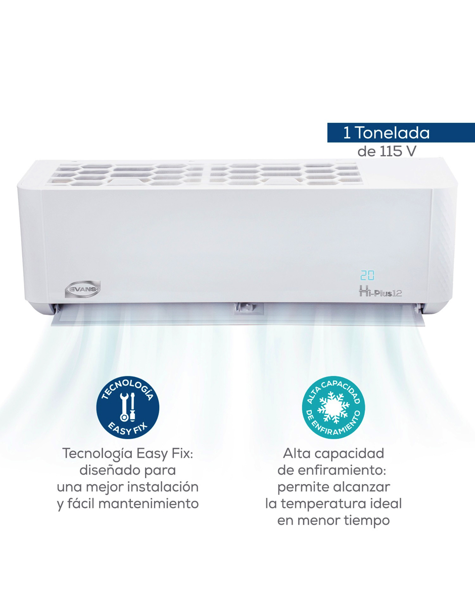 Minisplit on-off 2 tonelada 220 V SEER 12 Hi-plus12.