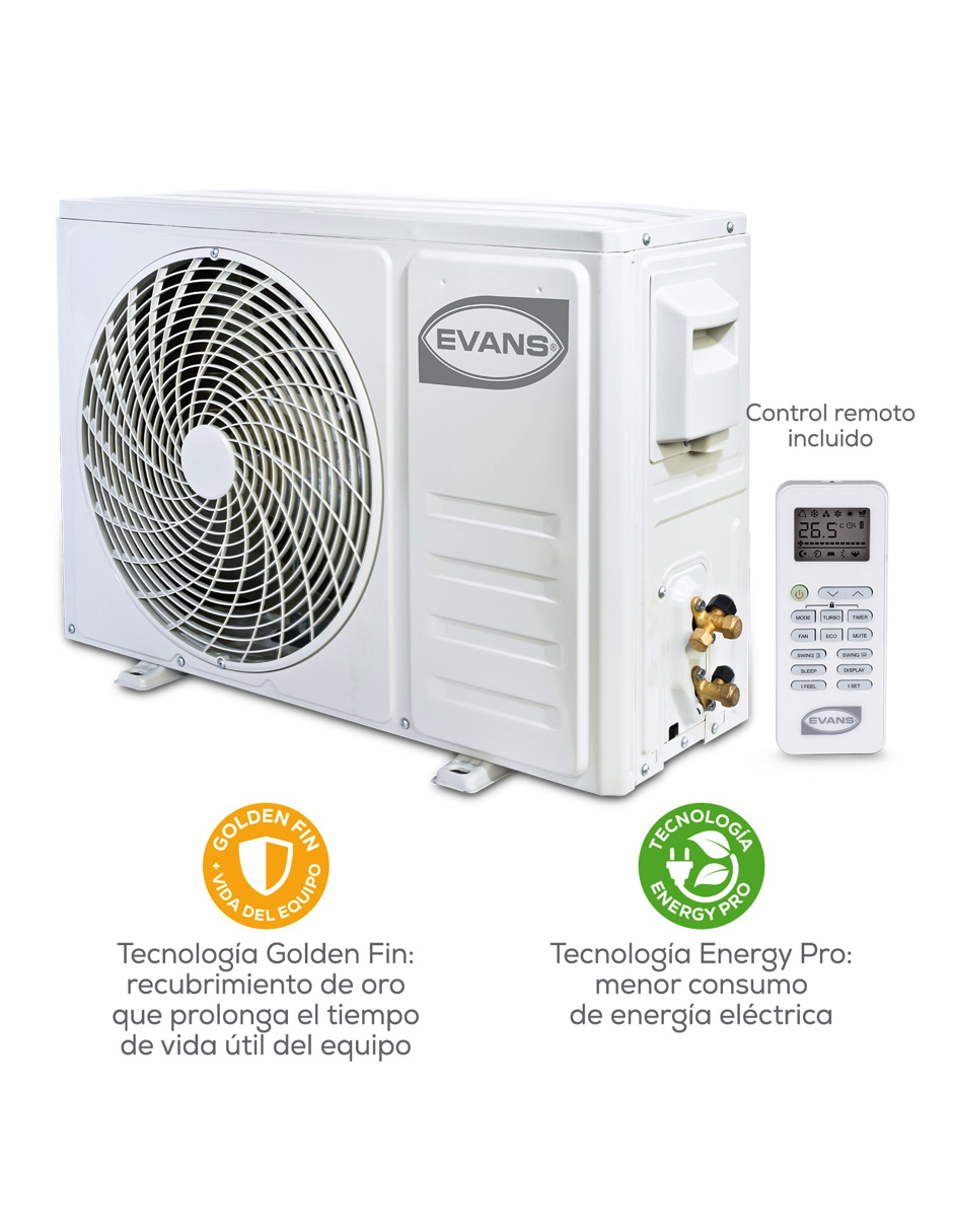 Minisplit on-off 2 tonelada 220 V SEER 12 Hi-plus12.