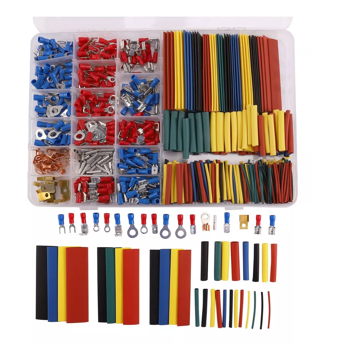 Set 678 Terminales Aisladas Conectores Para Cable Eléctrico