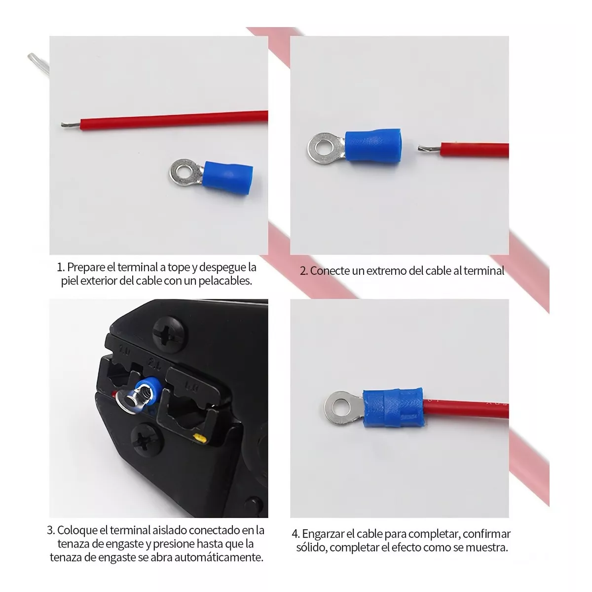 Set 2120 Terminales Conectores Crimpado Cable Alambre Eléctrico