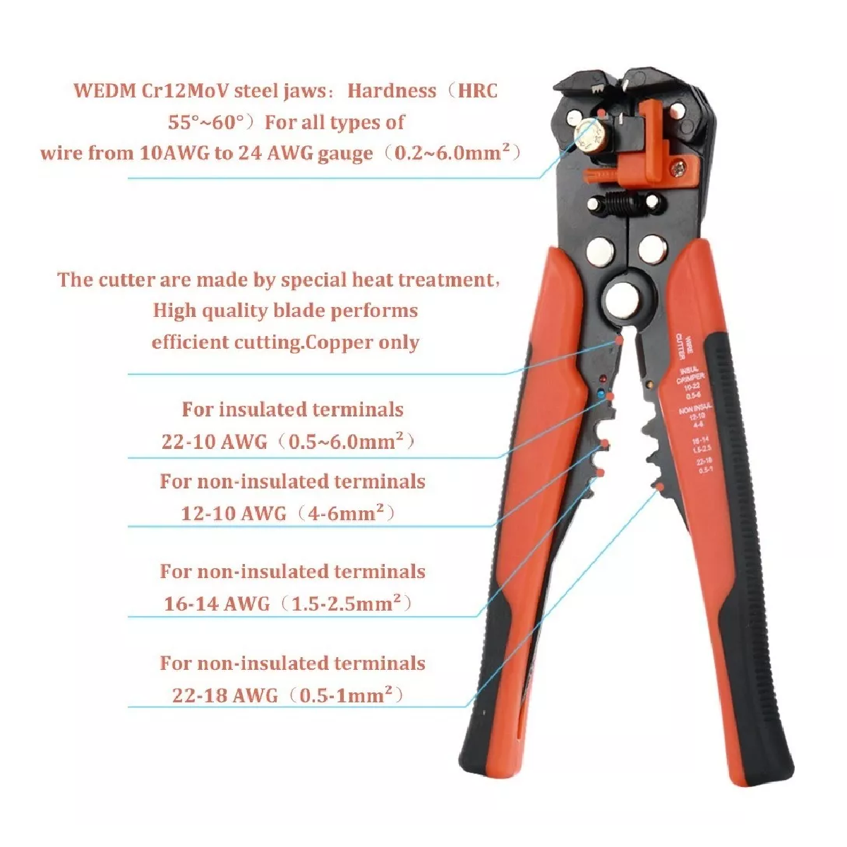 Kit De Terminales De Cable Eléctrico Aislados Conectores