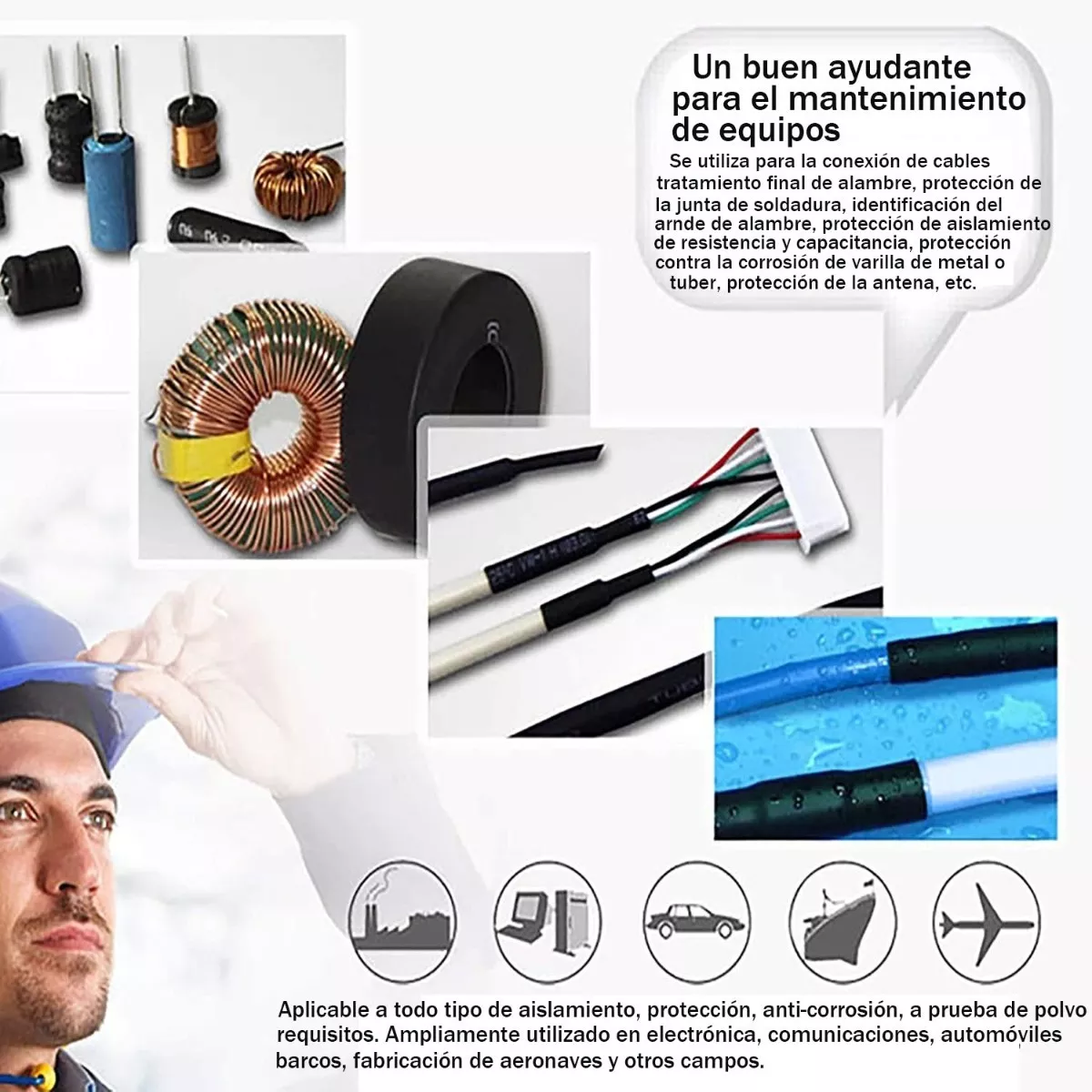 Kit 800 Pcs 12 Tamaños De Tubo Termoretractil Termofil Con Caja