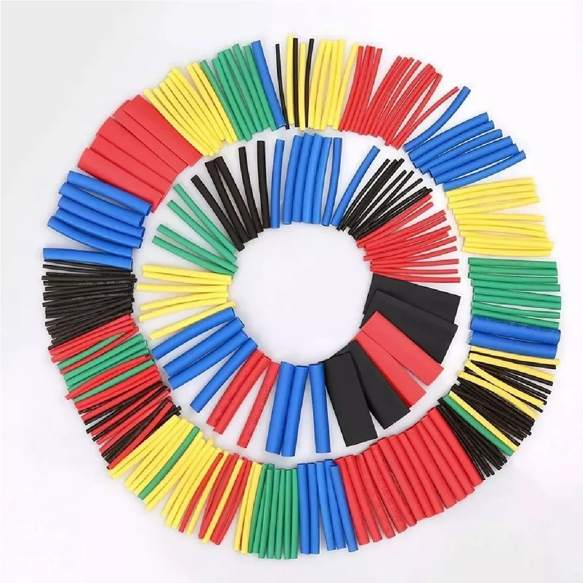 Kit 800 Pcs 12 Tamaños De Tubo Termoretractil Termofil Con Caja