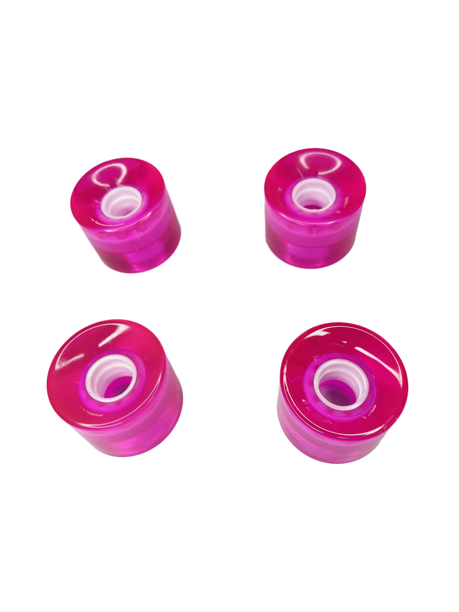 Set 4 Llantas Penny Medidas 60x45 Mm Rosa