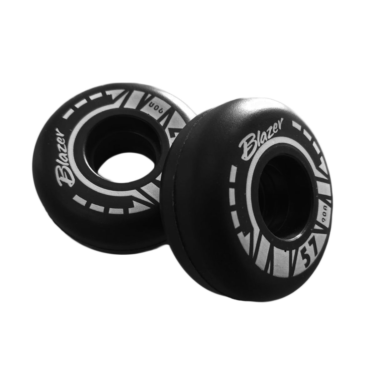8 Piezas Llantas Para Patines Agresivo 57x24mm Negro