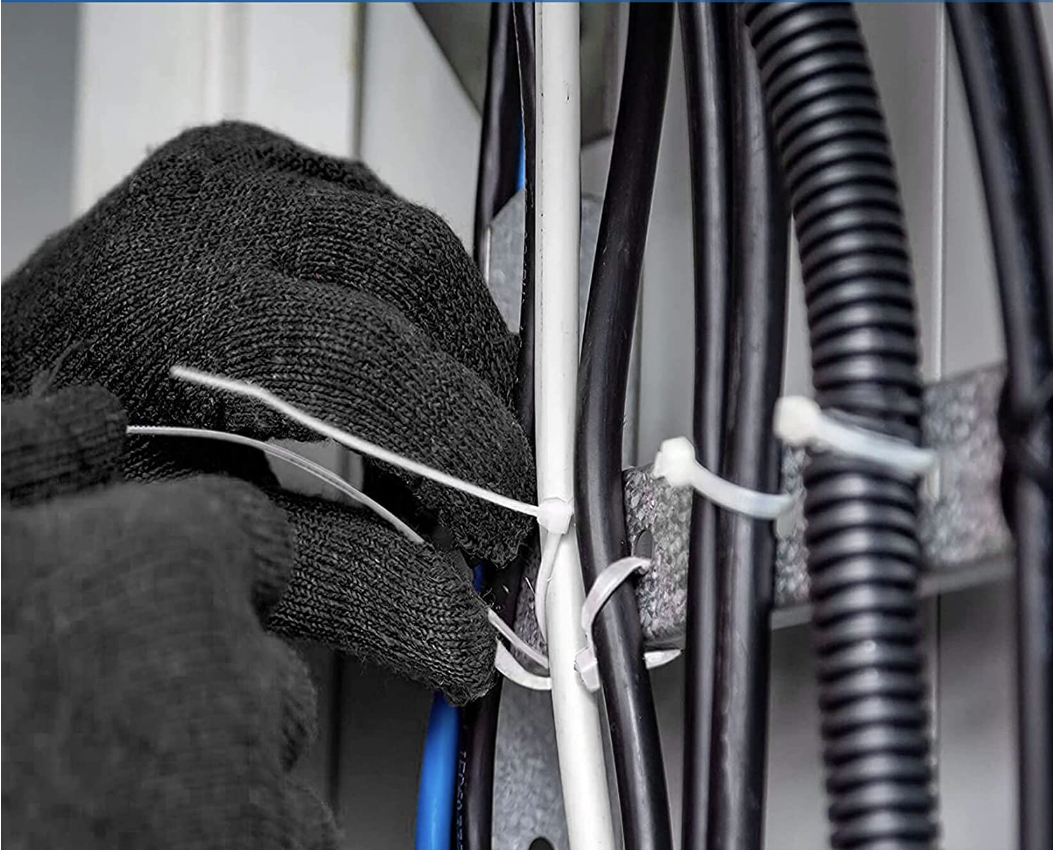 100 Pzas,Cinchos Bridas de plástico 20CM para Oficina hogar