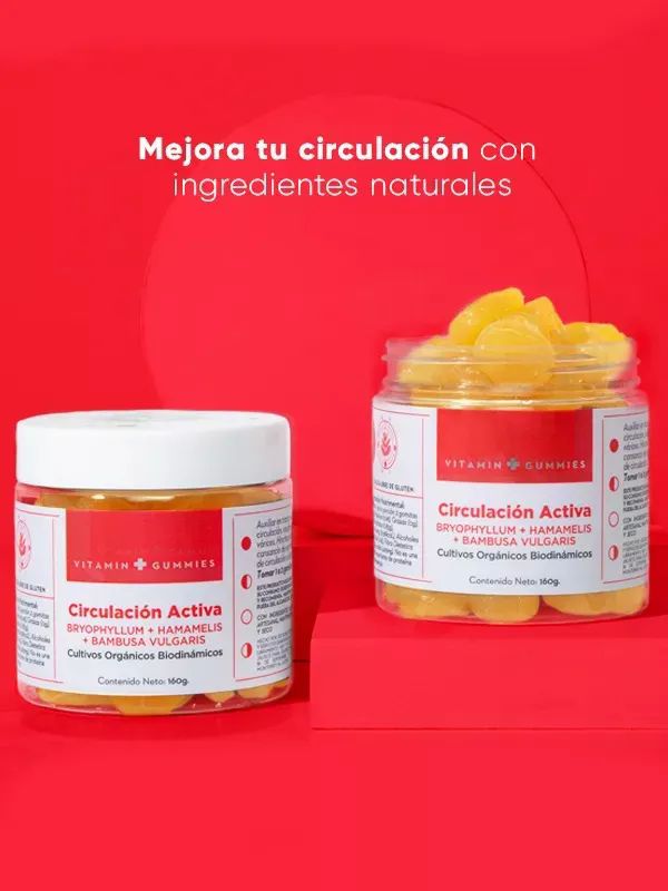 Gomitas Circulación Activa Bryophyllum+hamamelis+bambusa60pz