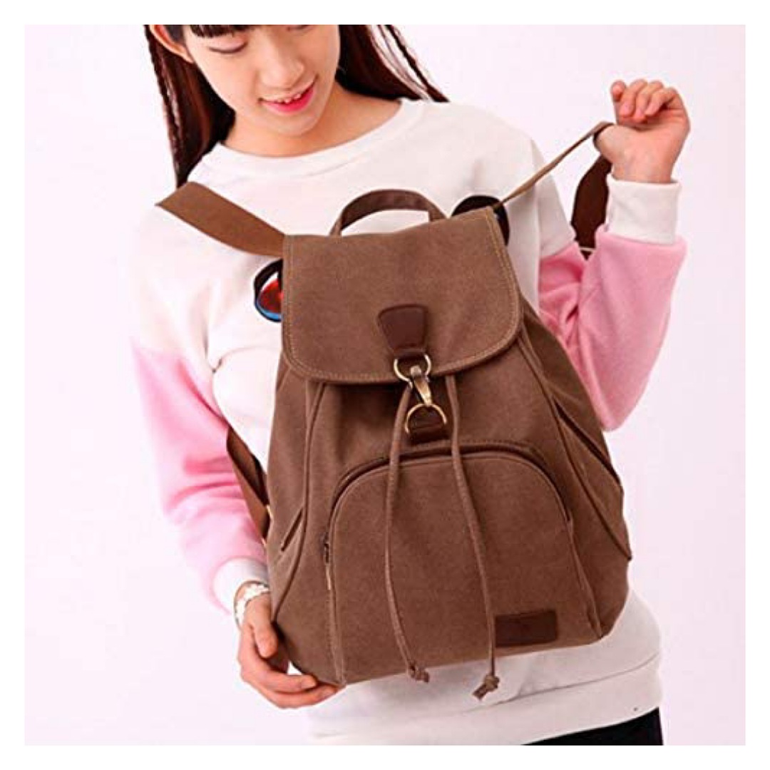 BLACK MAMUT Mochila Antirrobo para Mujer, Bolso Casual, Bolso de Hombro, Pequeña para Paseos, Universidad, Maquillaje, Cosméticos, Artículos Personales y Electrónicos, Juvenil, Impermeable