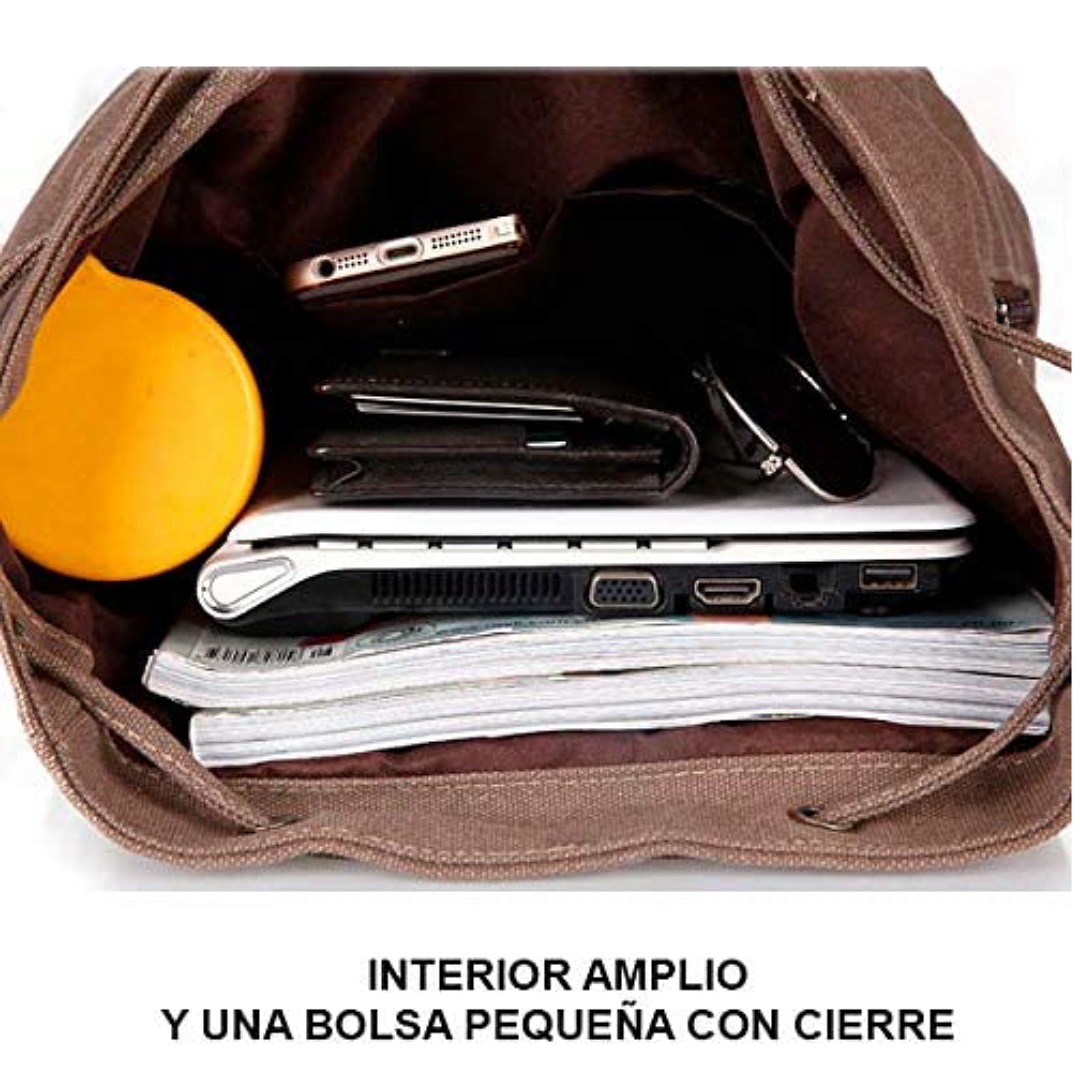 BLACK MAMUT Mochila Antirrobo para Mujer, Bolso Casual, Bolso de Hombro, Pequeña para Paseos, Universidad, Maquillaje, Cosméticos, Artículos Personales y Electrónicos, Juvenil, Impermeable