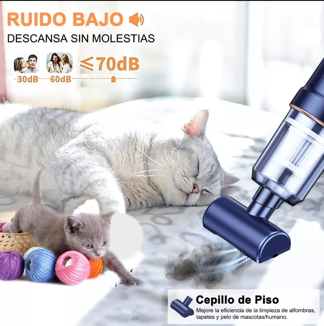 Aspiradora Para Auto Mini Portatil De Mano Inalambrica