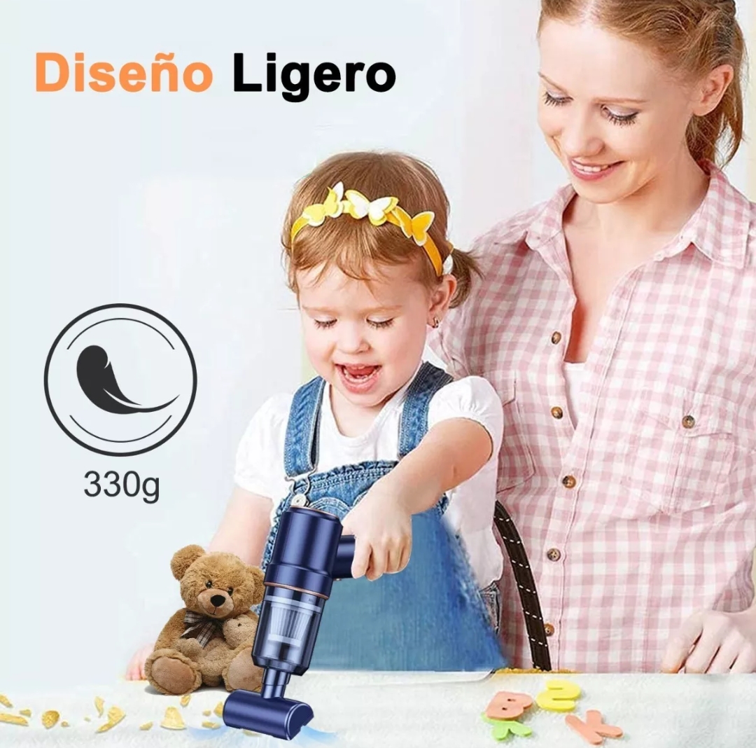 Aspiradora Para Auto Mini Portatil De Mano Inalambrica