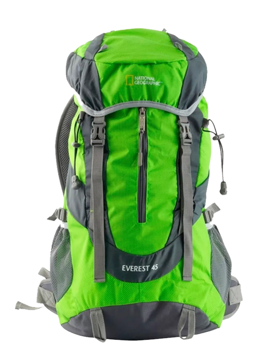 Mochila Everest 45L Verde/ Sleeping Sky Gris NatGeo