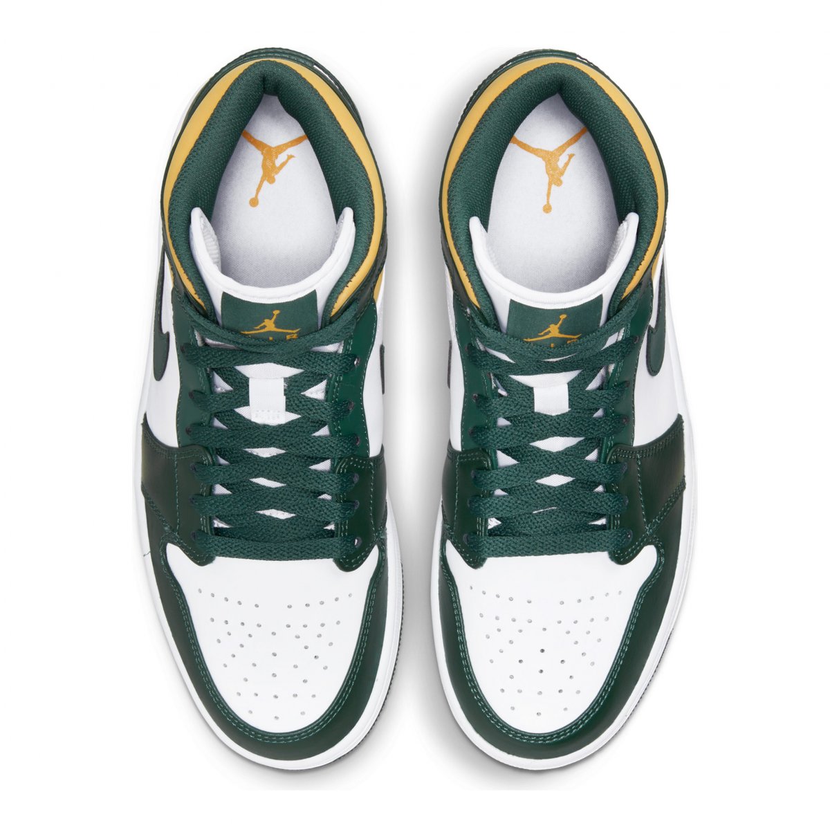 Tenis Air Jordan 1 #27.5cm Mid Verde (Hombre) 554724-371.