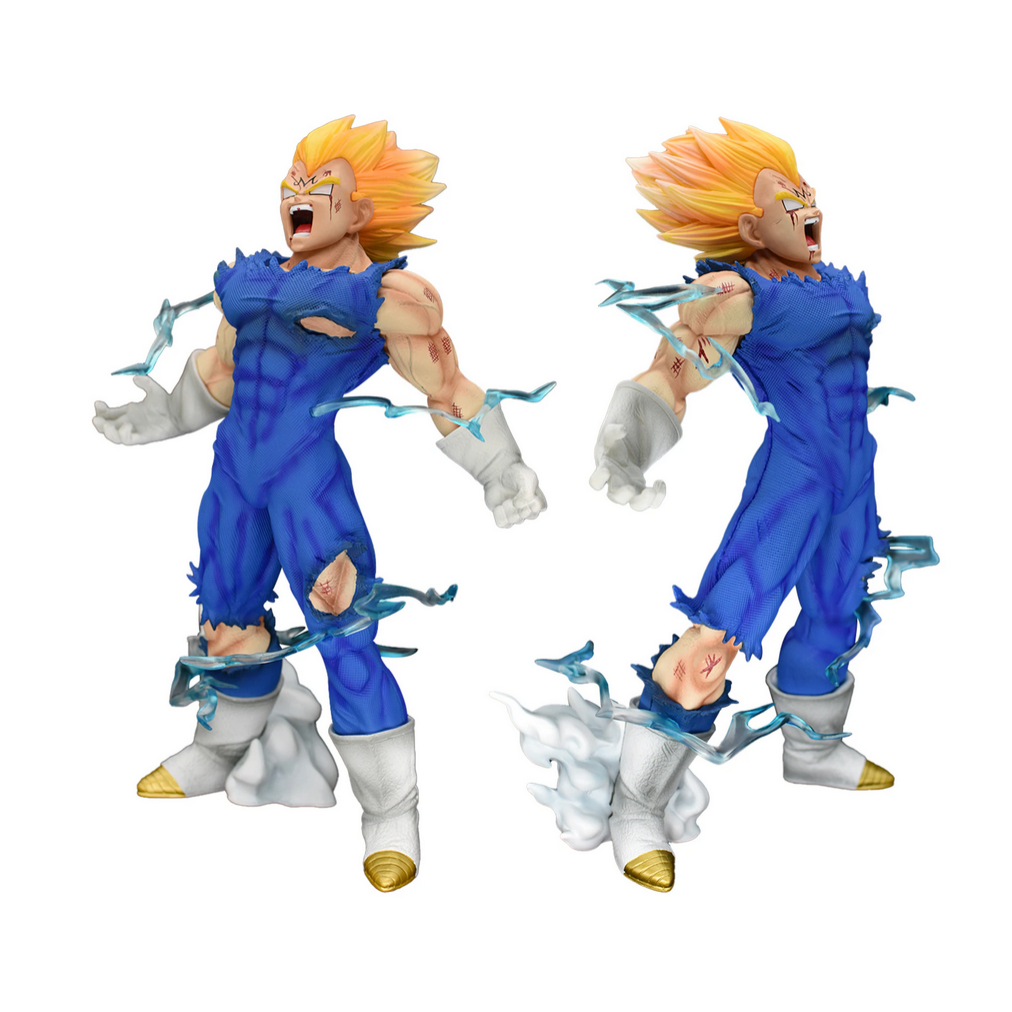 Juguete Muñeco Figura Dragon Ball Z Vegeta Explosion Con Caja