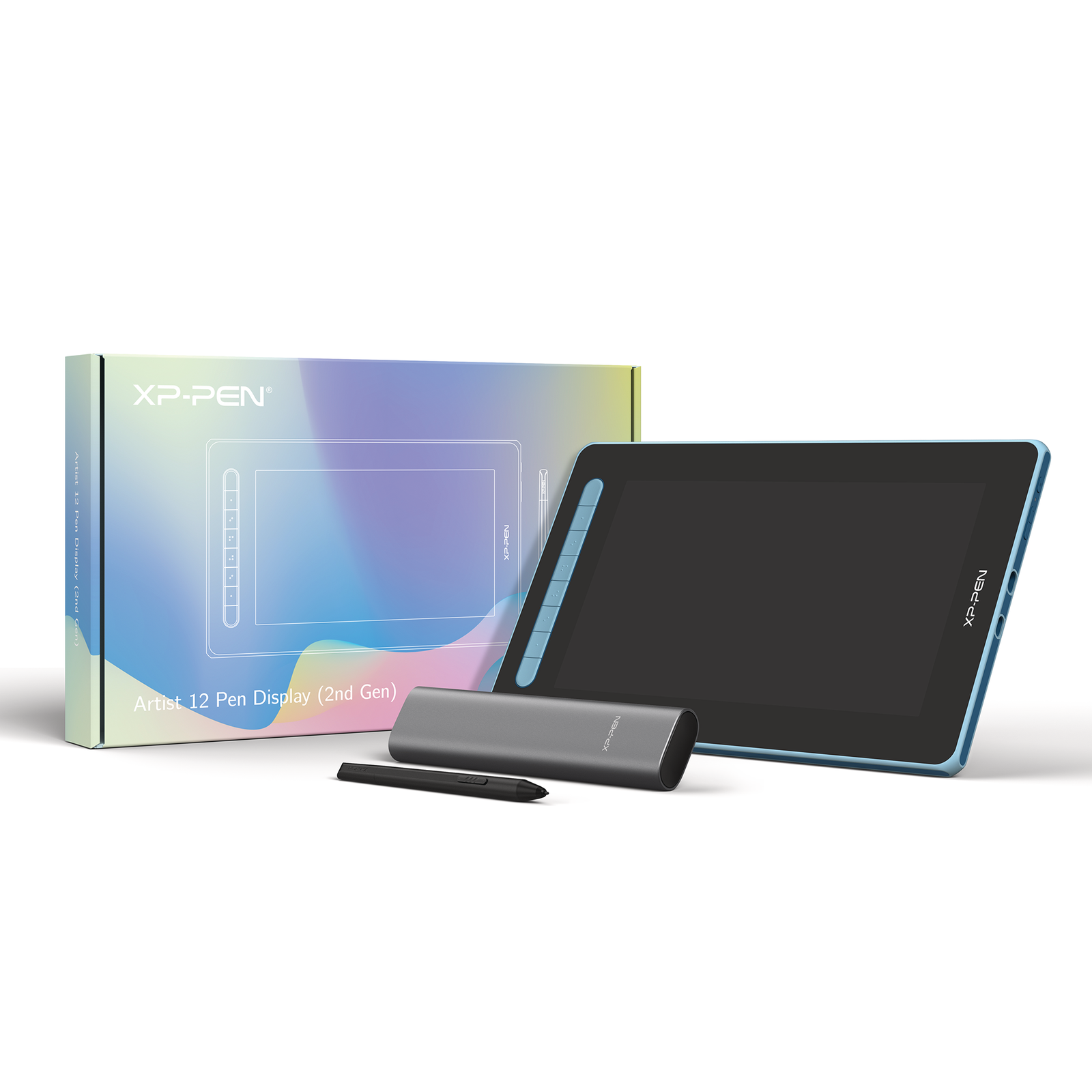 Tableta Grafica Xp-pen Artist 12 2nd Gen Con Pantalla Y Chip Color Azul