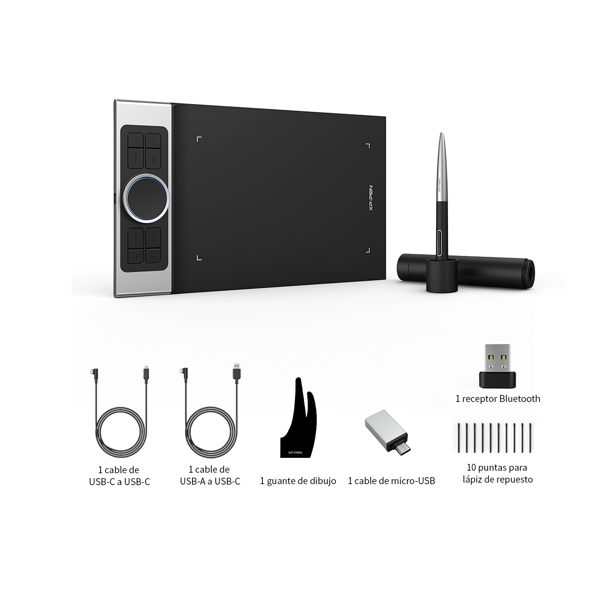 Tableta Grafica Xppen Deco Pro Mw Bluetooth 5.0 11 X 6 Pulgadas