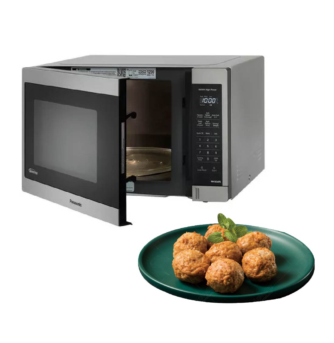 HORNO PANASONIC MICROONDAS 1.3 PIES INOX
