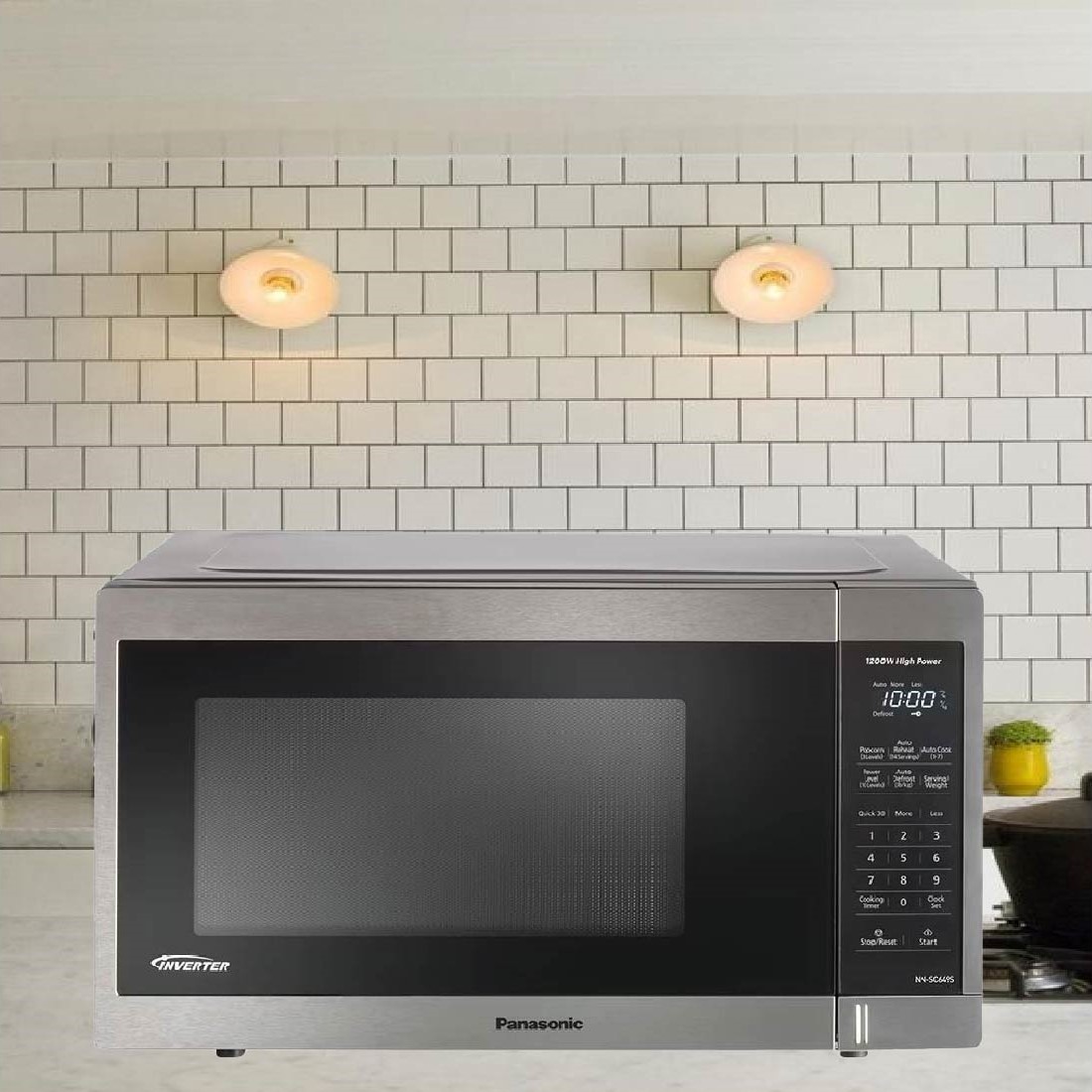 HORNO PANASONIC MICROONDAS 1.3 PIES INOX