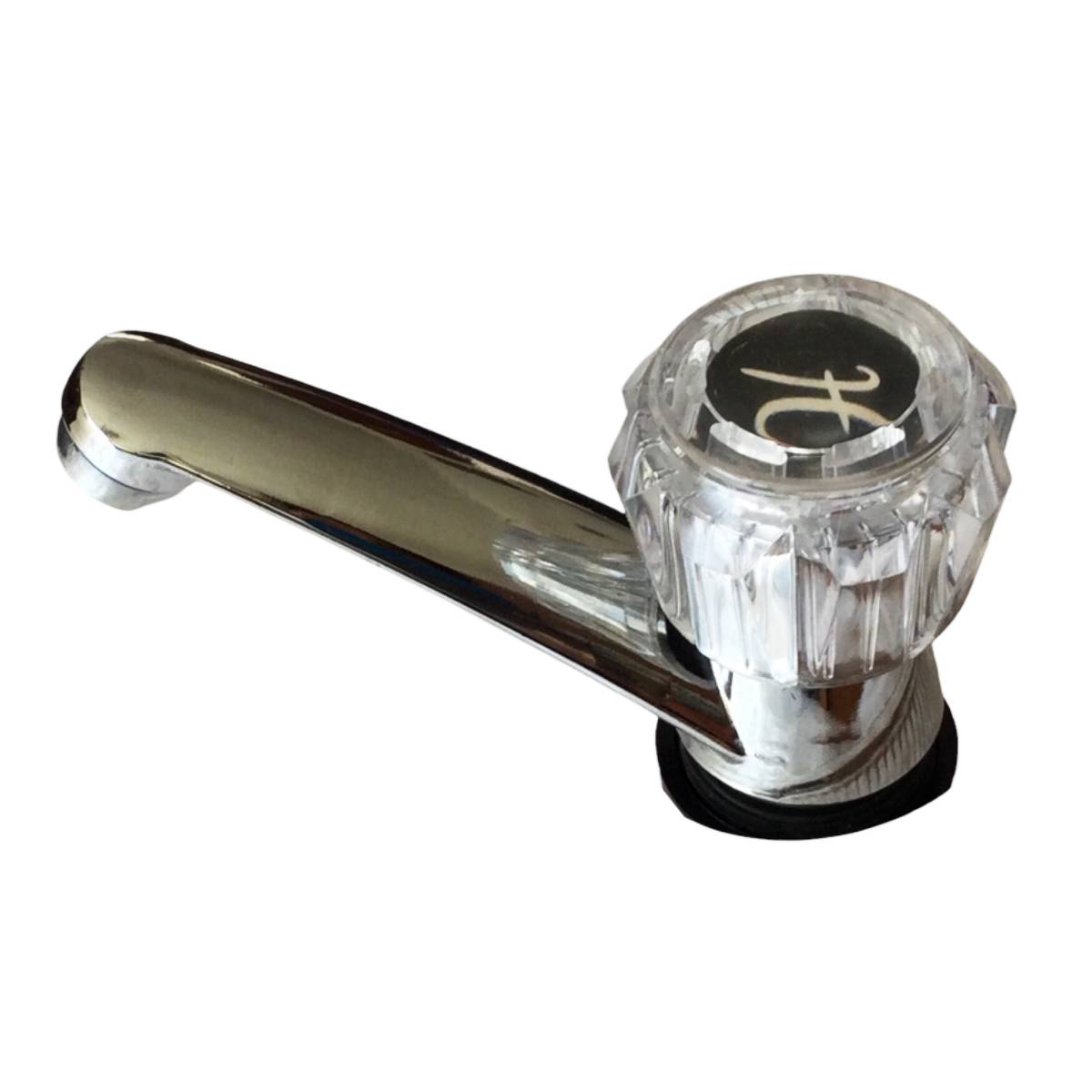 Juego Llave Individual De Acero Para Lavabo Maneral Hot/Cold