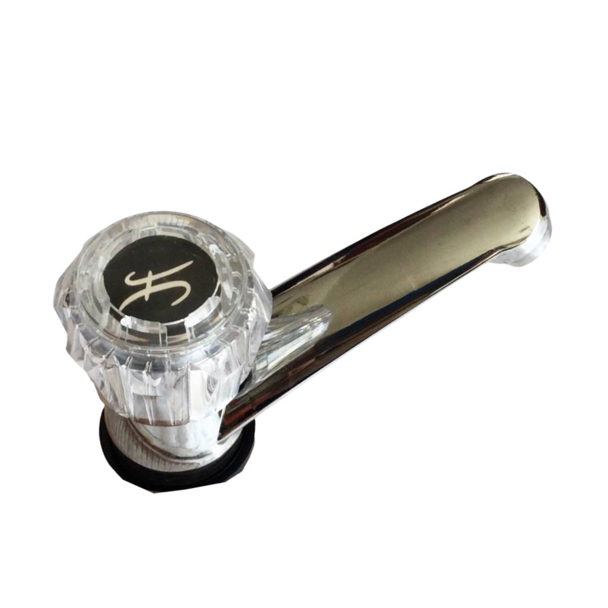 Juego Llave Individual De Acero Para Lavabo Maneral Hot/Cold