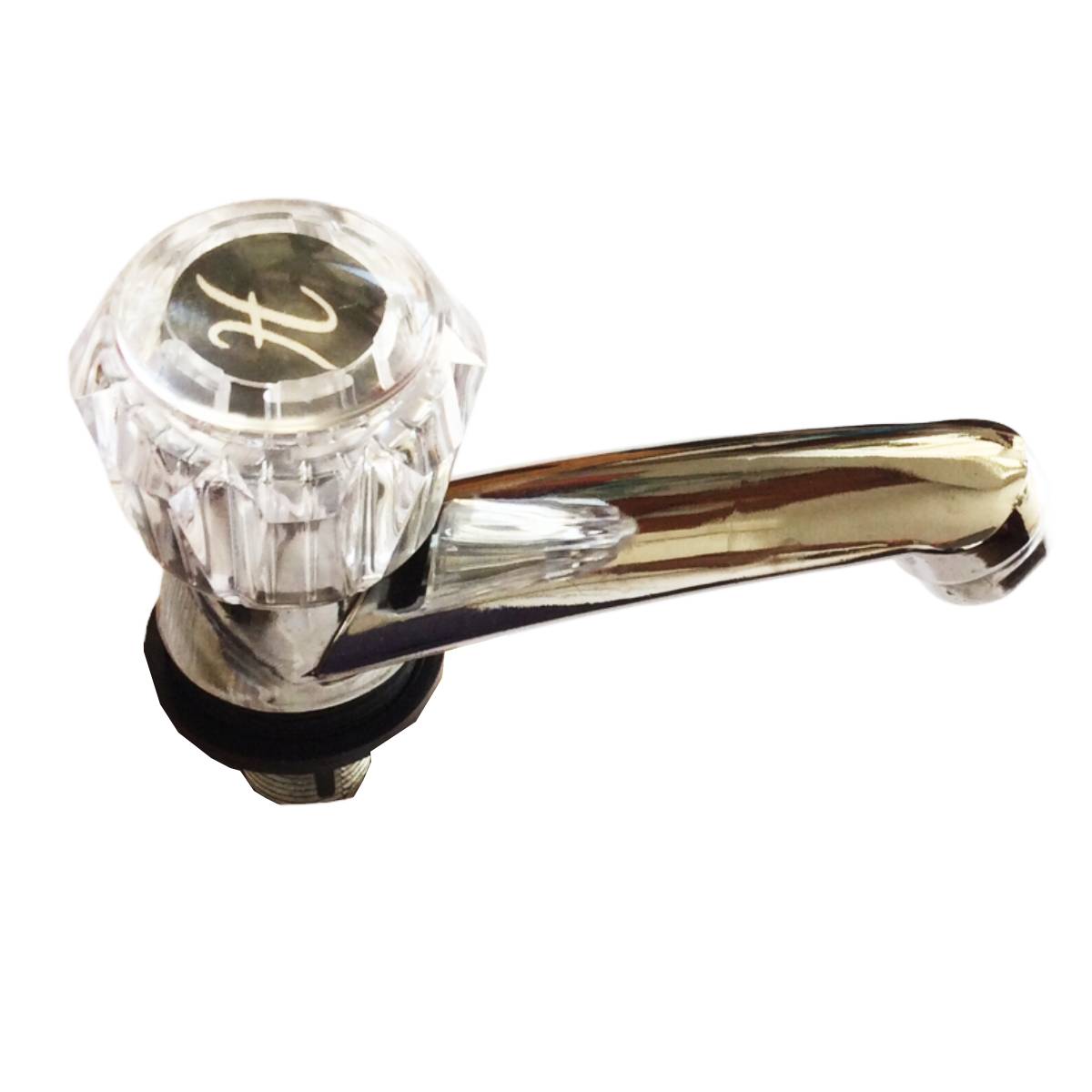 Juego Llave Individual De Acero Para Lavabo Maneral Hot/Cold