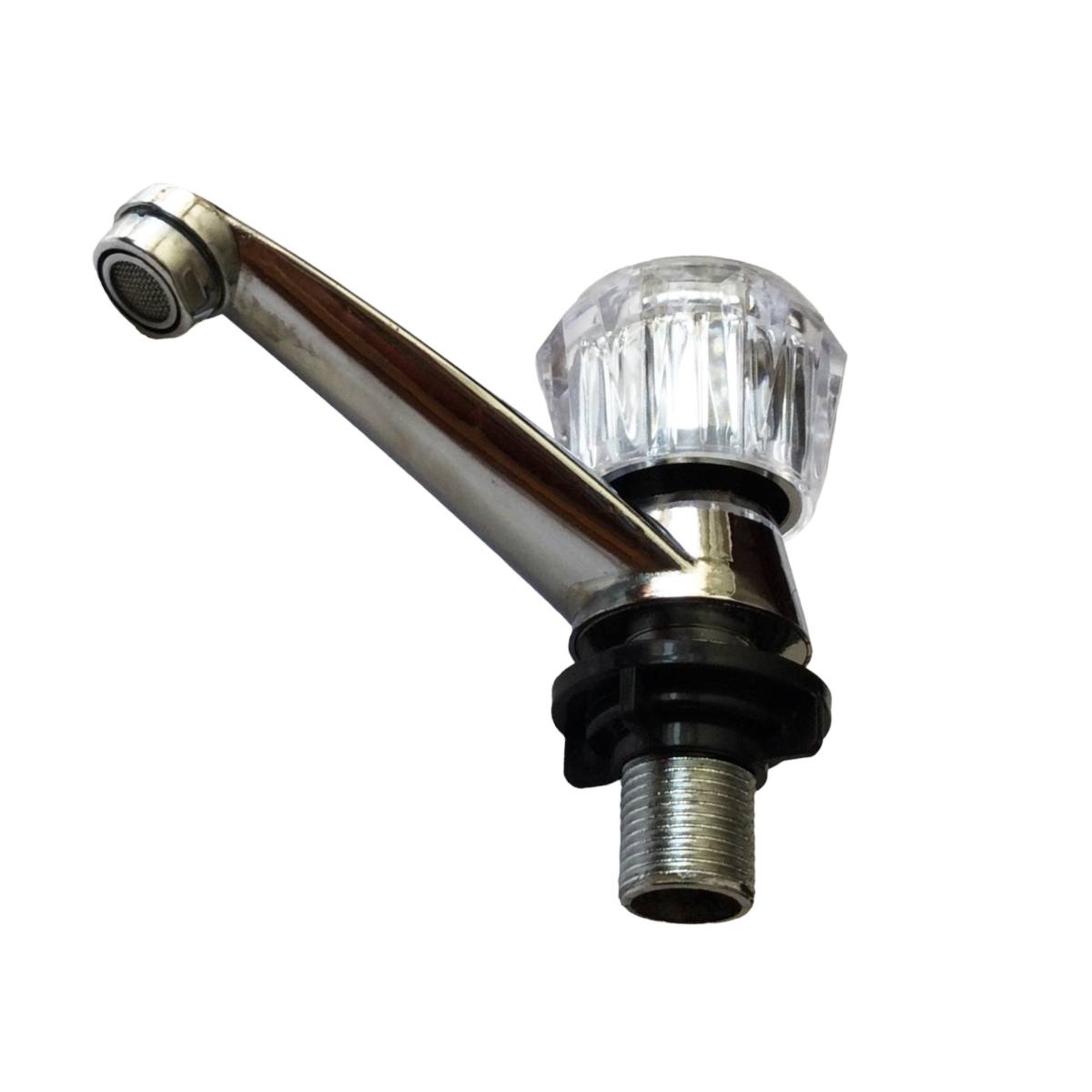 Juego Llave Individual De Acero Para Lavabo Maneral Hot/Cold