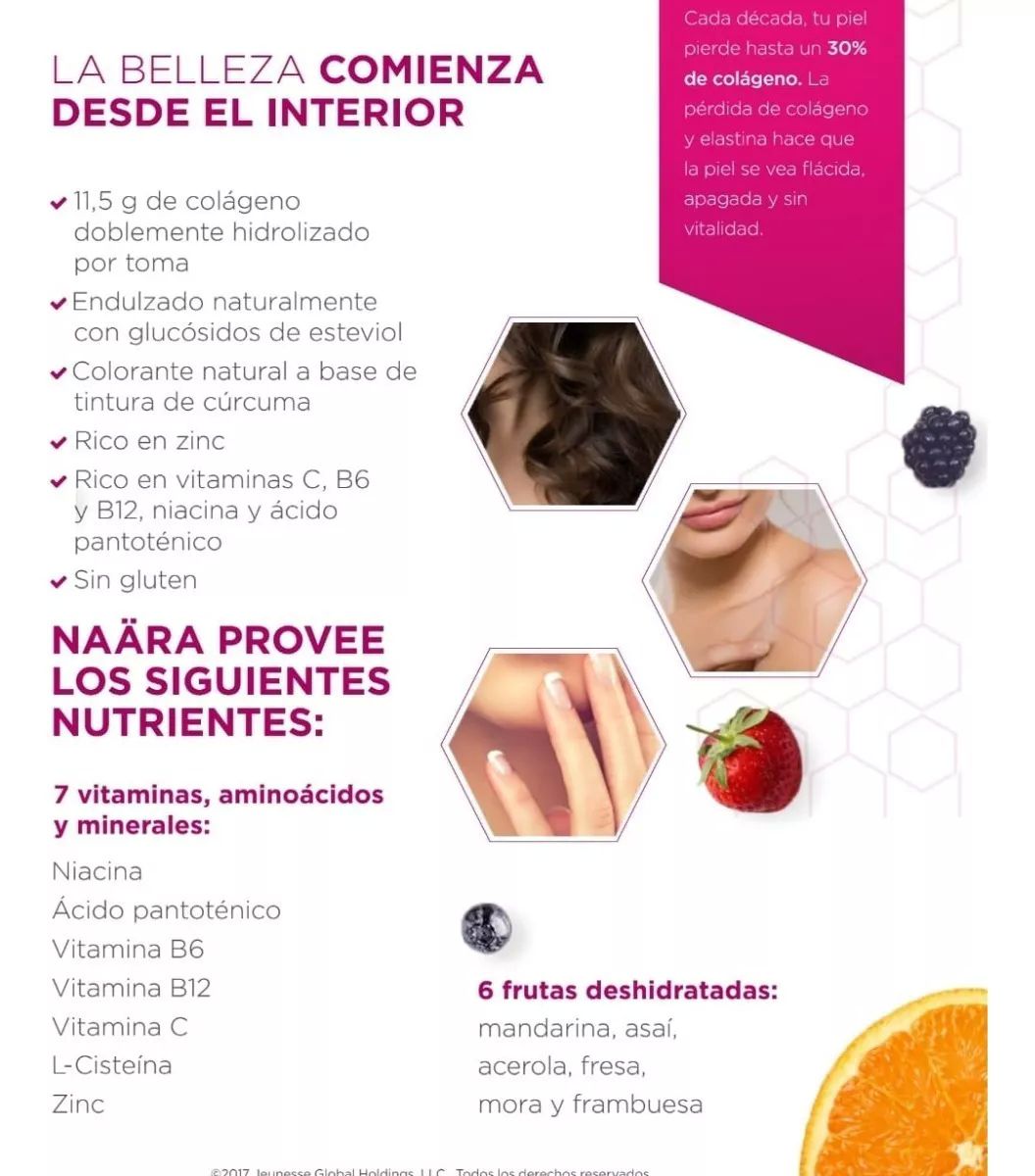 Colágeno Doble Hidrolizado 1 Naara Original 270g