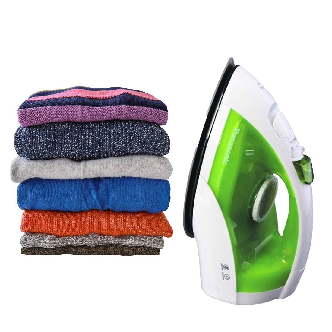 PLANCHA VERDE PANASONIC CABLE RETRACTIL