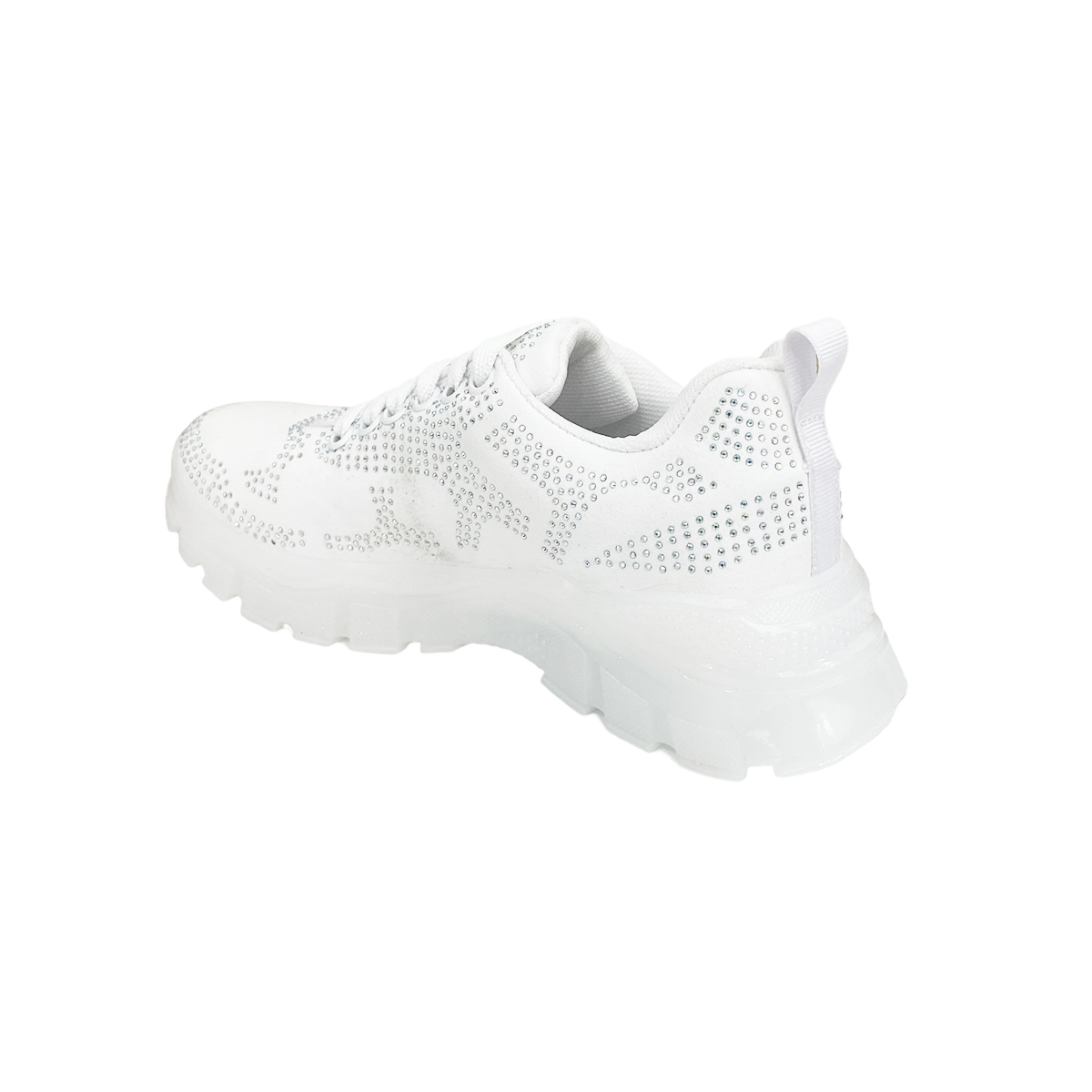 Tenis Blancos De Plataforma Mujer Zizu Moda Juvenil
