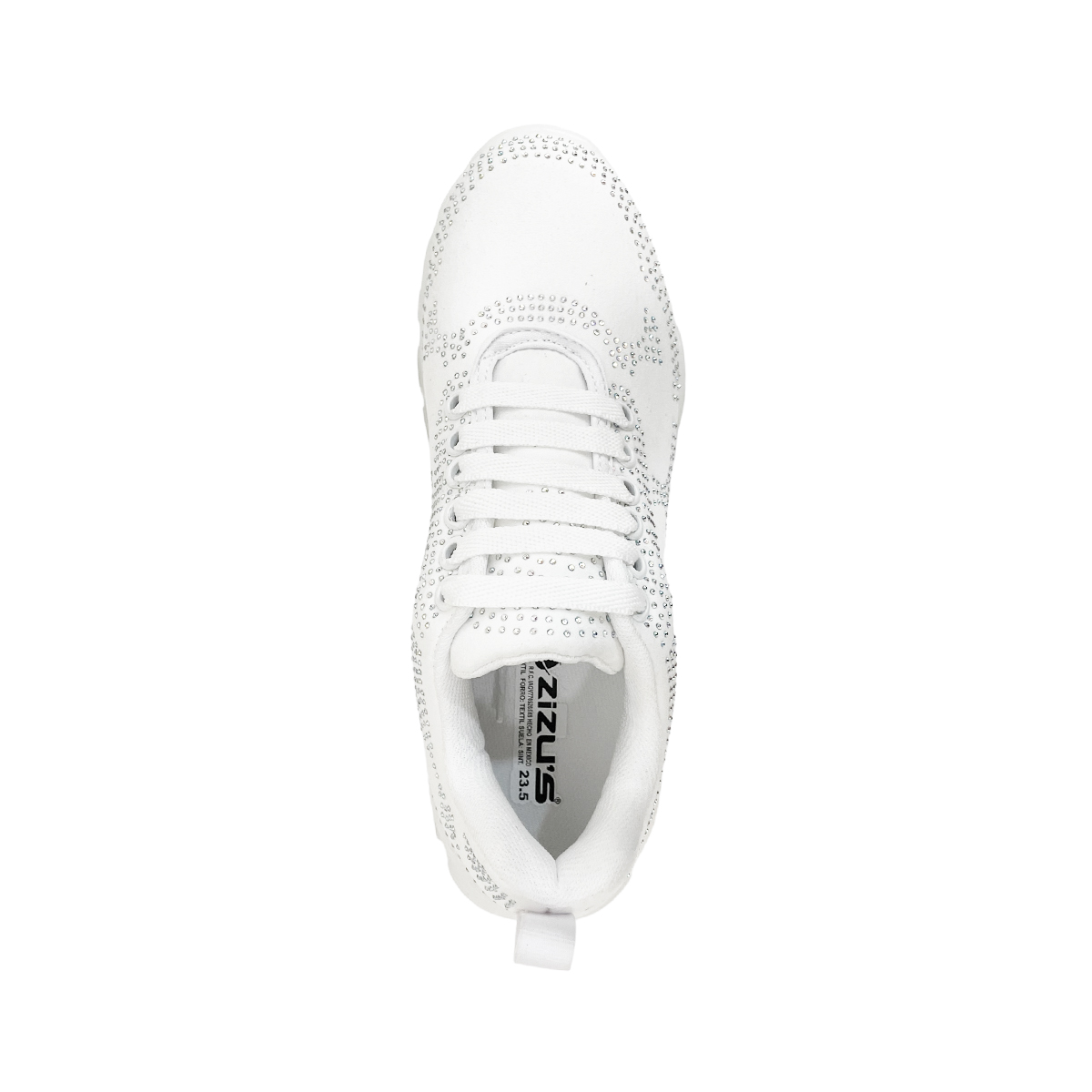 Tenis Blancos De Plataforma Mujer Zizu Moda Juvenil