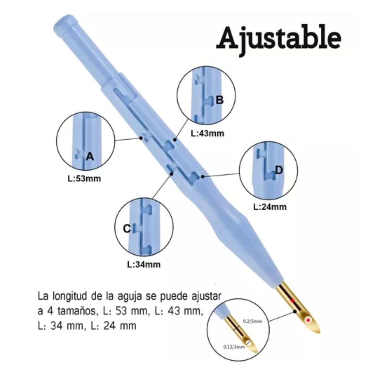 Kit De Agujas Mágicas Para Bordar