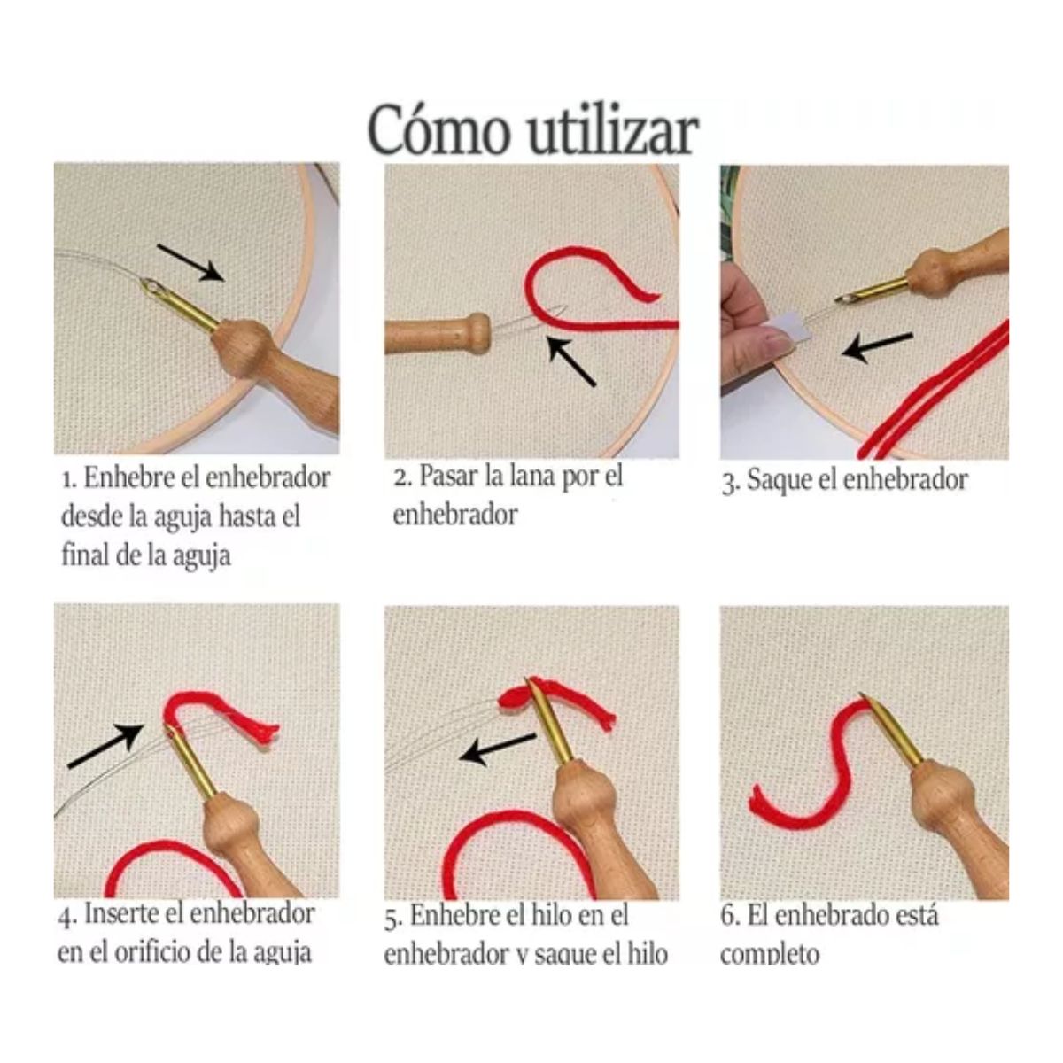 Kit De Agujas Mágicas Para Bordar