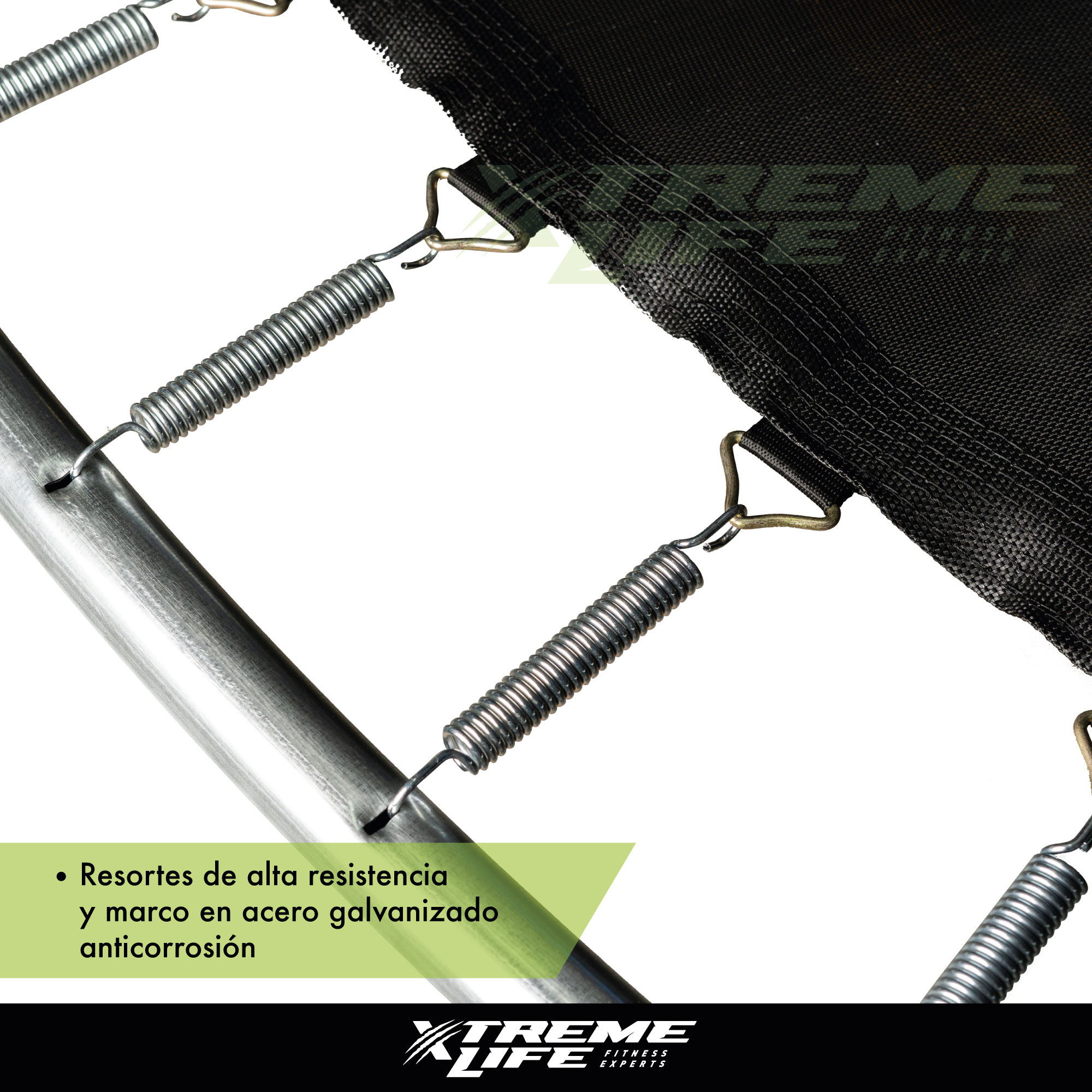 Trampolin 10 Pies Diametro 3 Mt Resorte Reforzado Uso Rudo Azul G