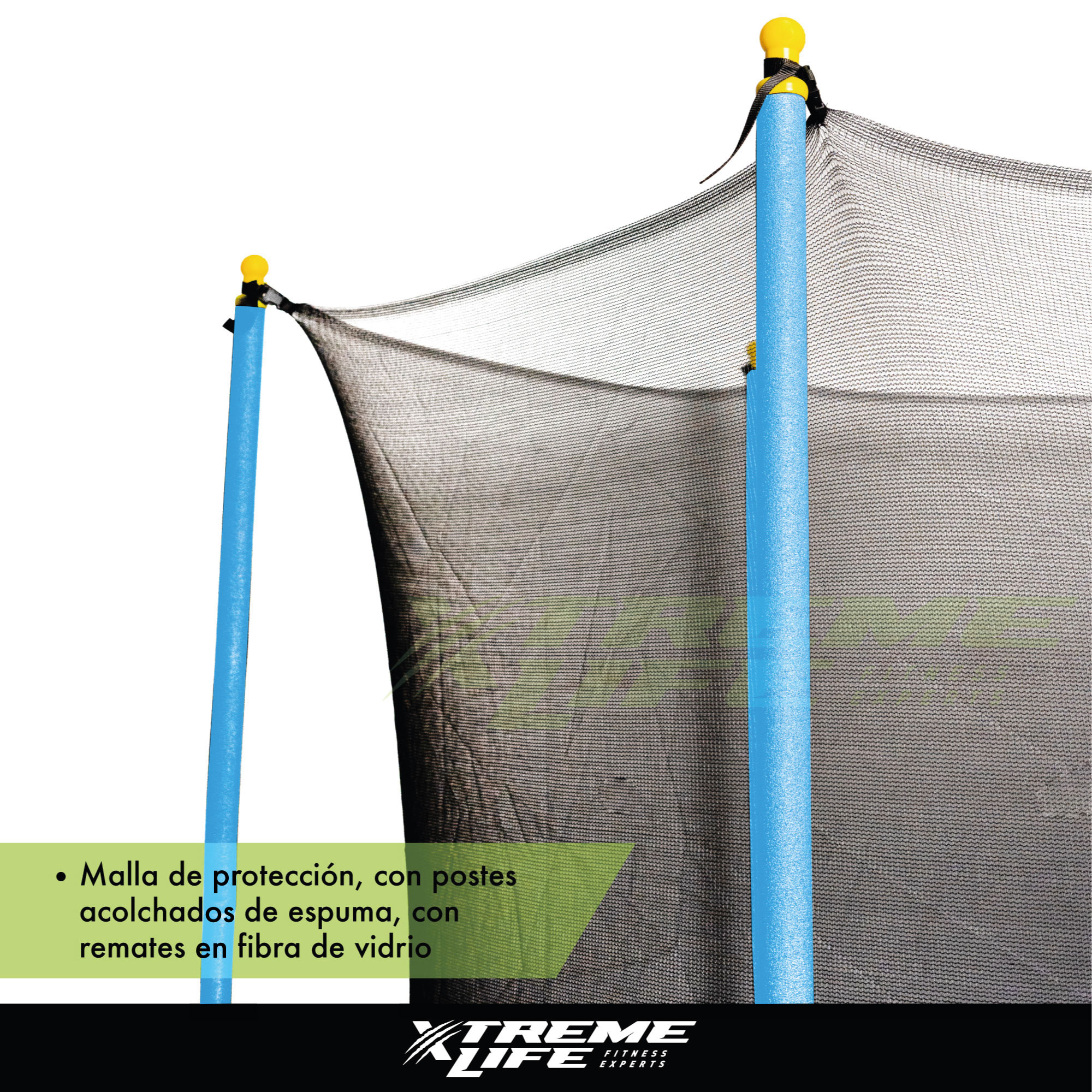 Trampolin 10 Pies Diametro 3 Mt Resorte Reforzado Uso Rudo Azul G
