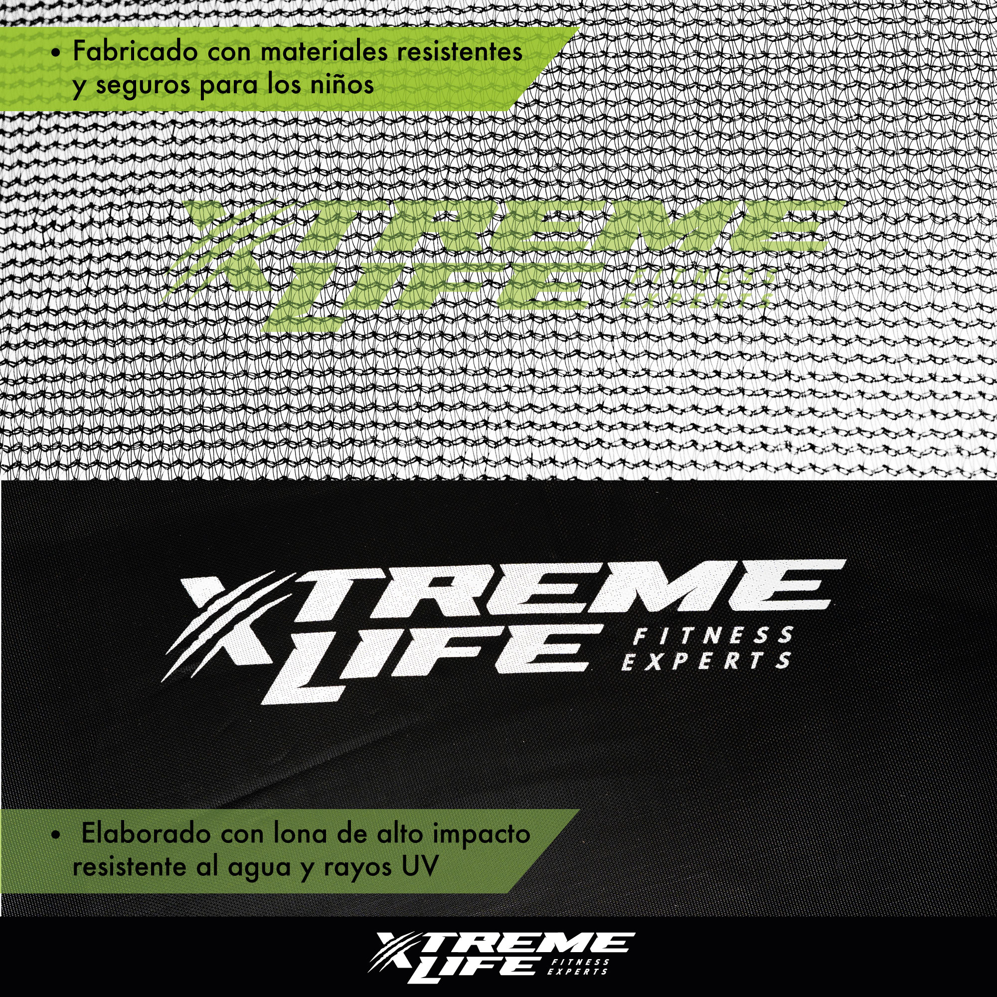 Trampolin 10 Pies Diametro 3 Mt Resorte Reforzado Uso Rudo Azul G