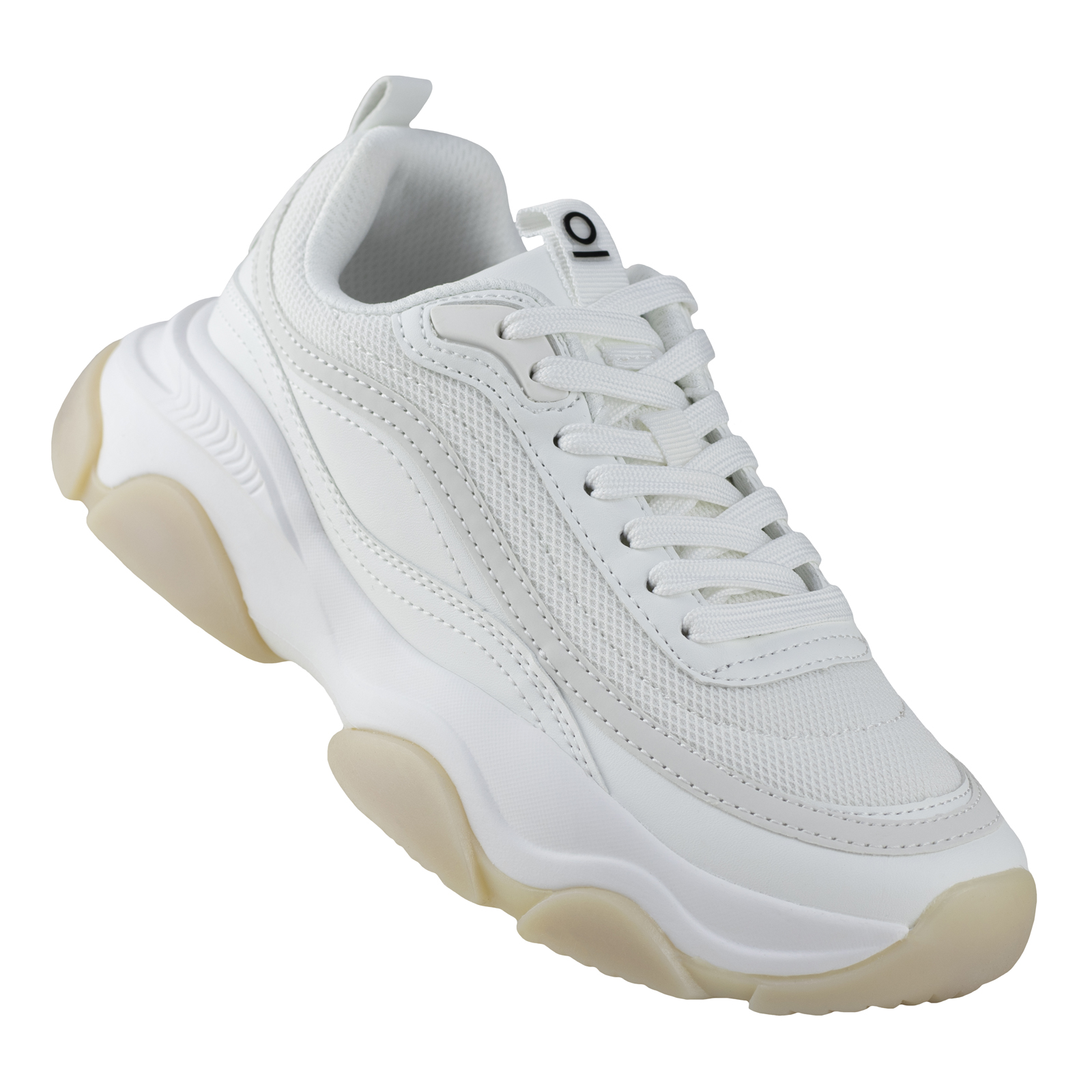 Tenis Blanco Urbanos Suela Gruesa Capa De Ozono Mujer 604102