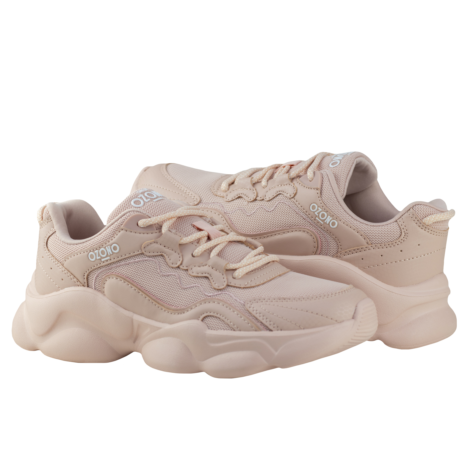 Tenis Capa De Ozono Dama Rosa Urbano Con Suela Grues 603201