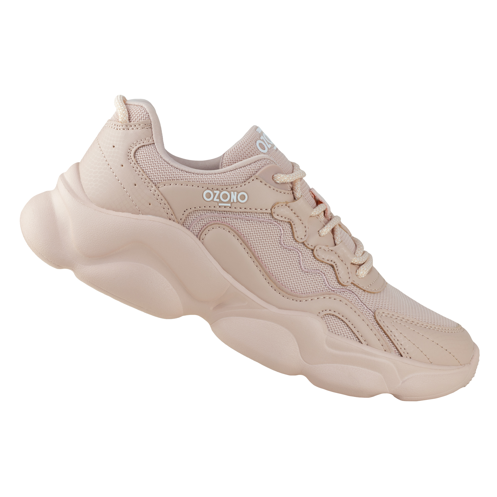 Tenis Capa De Ozono Dama Rosa Urbano Con Suela Grues 603201