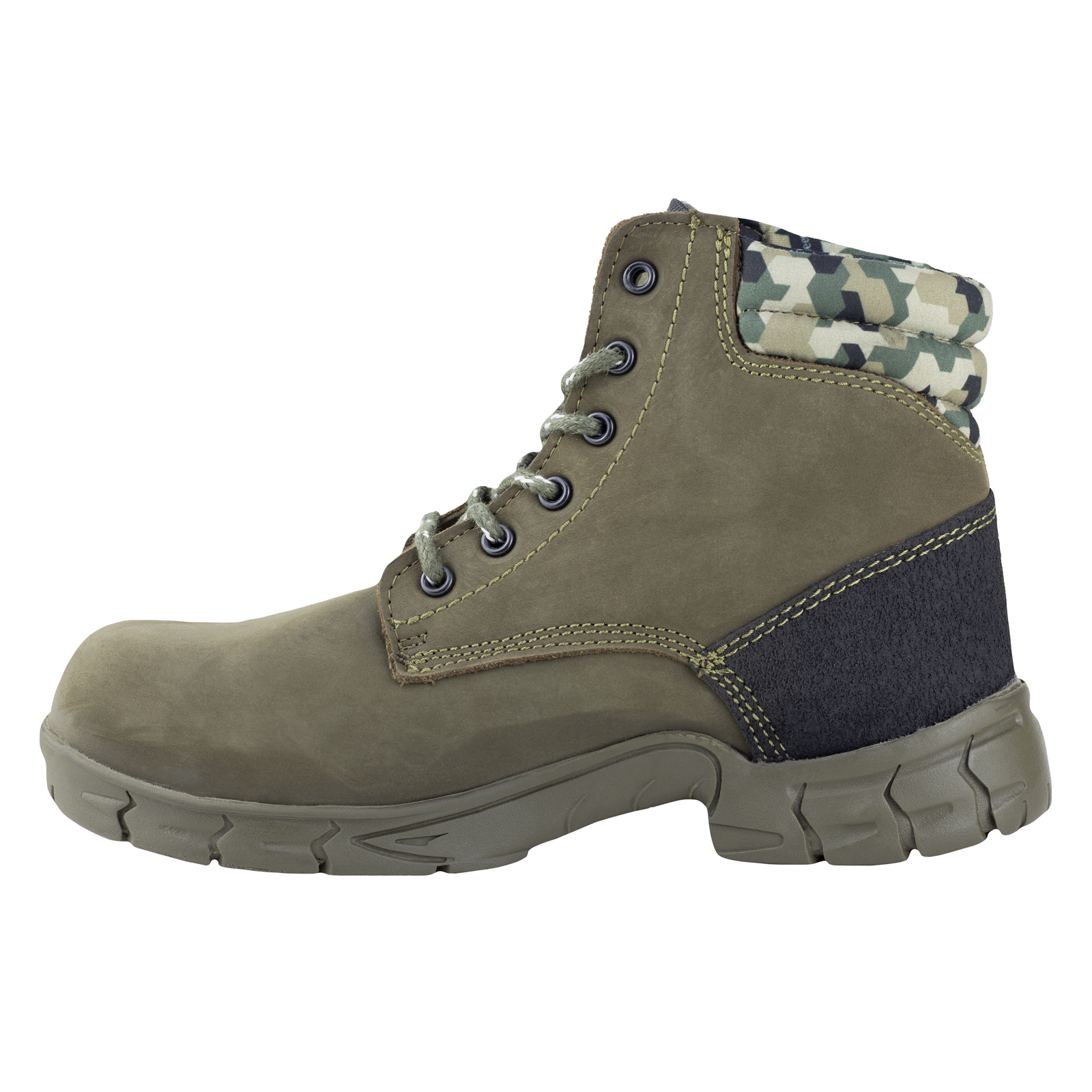 Botas Industriales Jeep Con Casquillo Hombre 5124 Nobuck Verde
