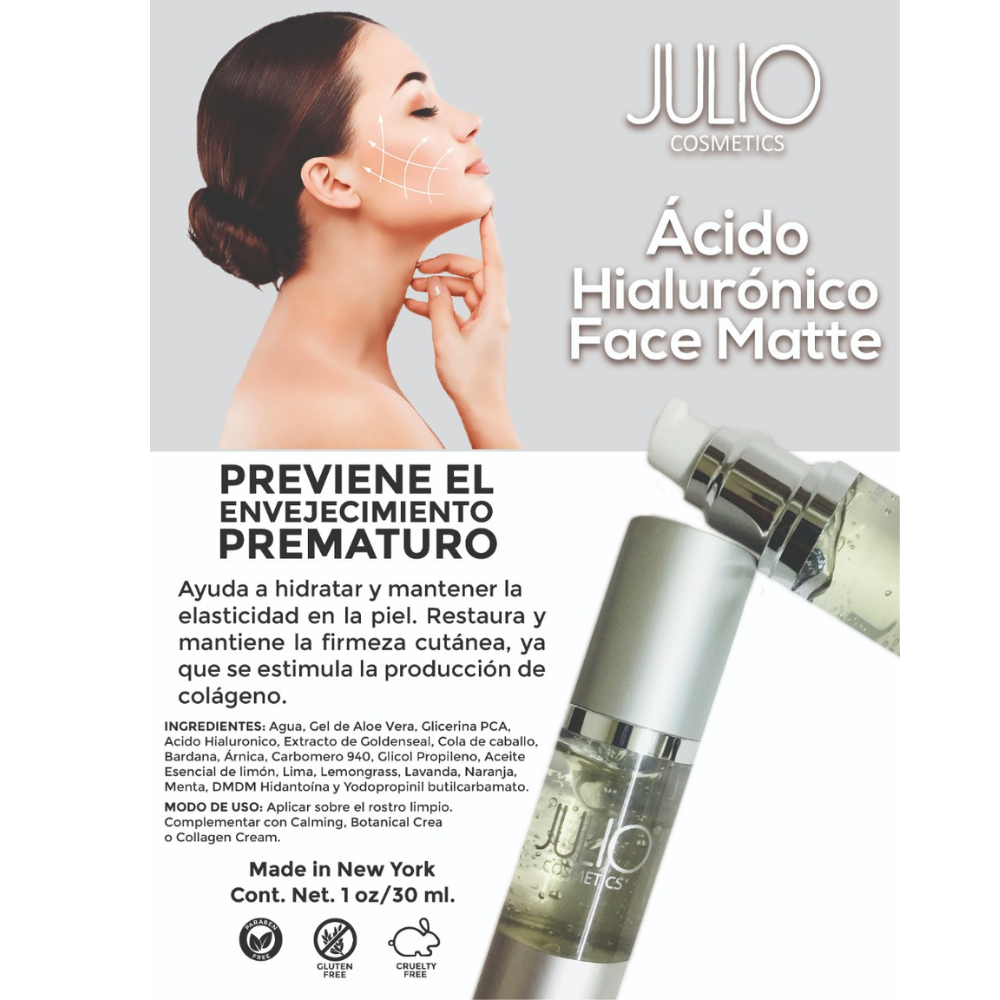 Acido Hialurónico Face Matte Serum