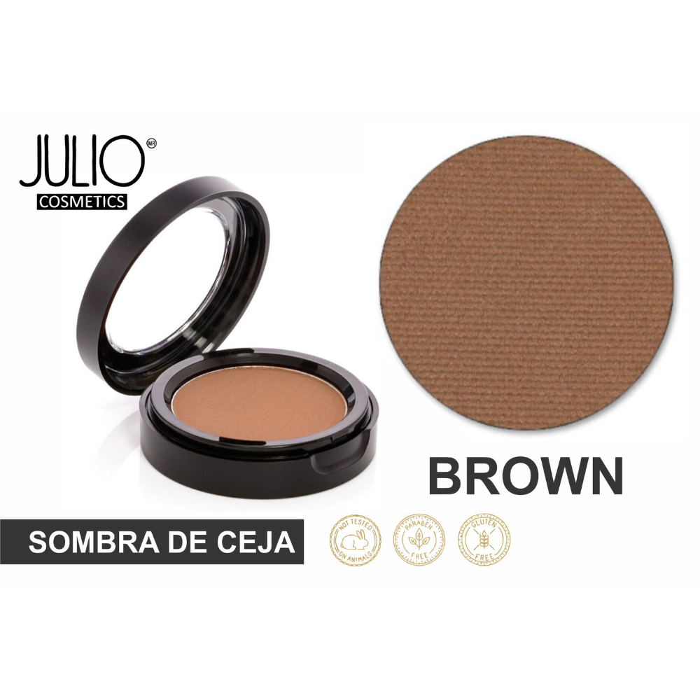 Sombra En Polvo De Ceja Estuche Individual Brown