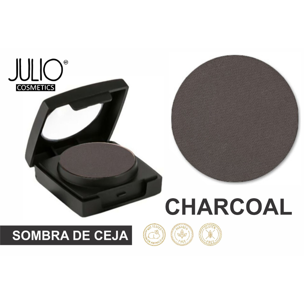 Sombra En Polvo De Ceja Estuche Individual Color Charcoal/Carbón
