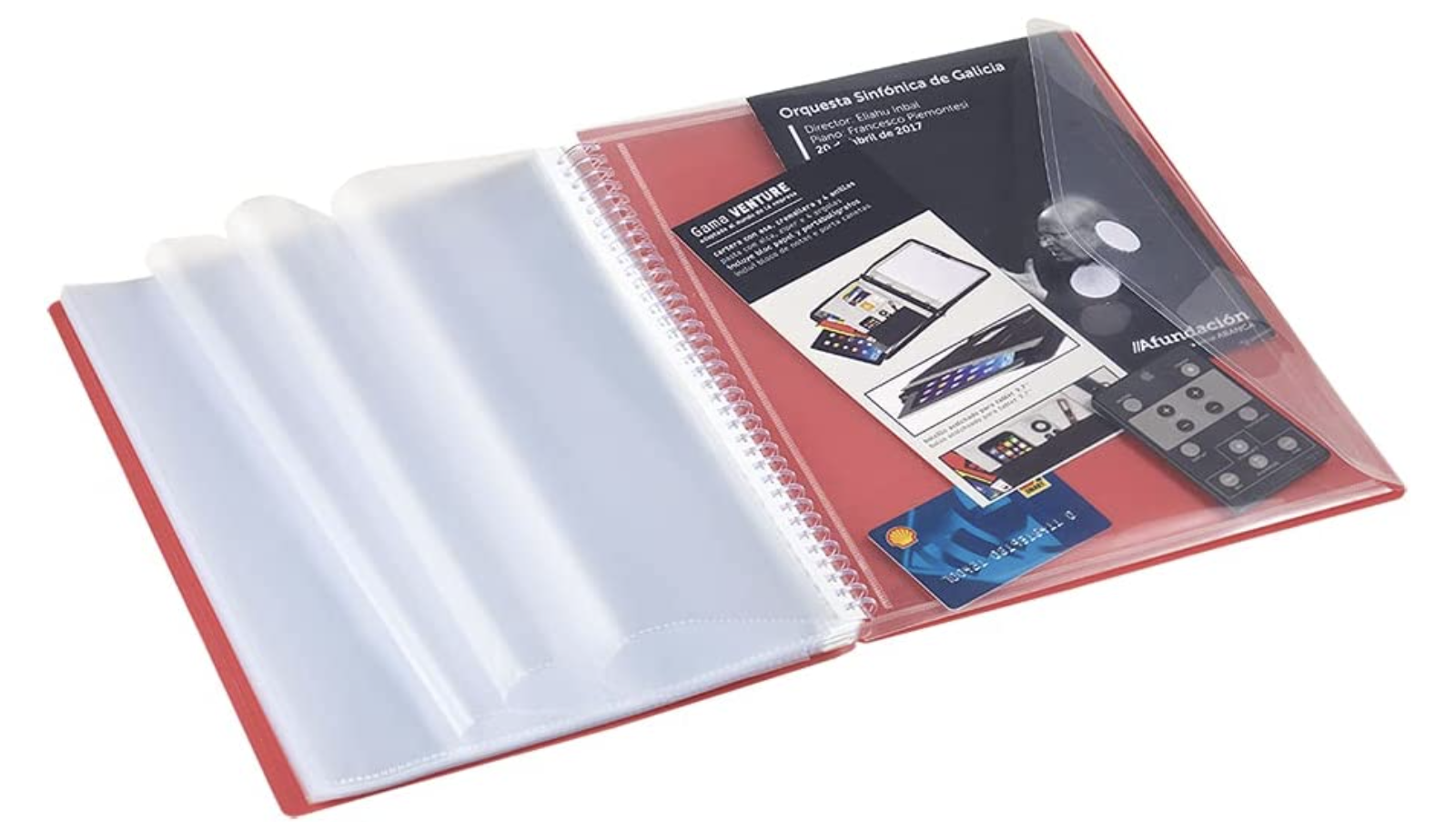 Carpeta multimicas con espiral tamaño carta,organizador de documentos legales, perfecto para oficina, hogar y escuela color surtido
