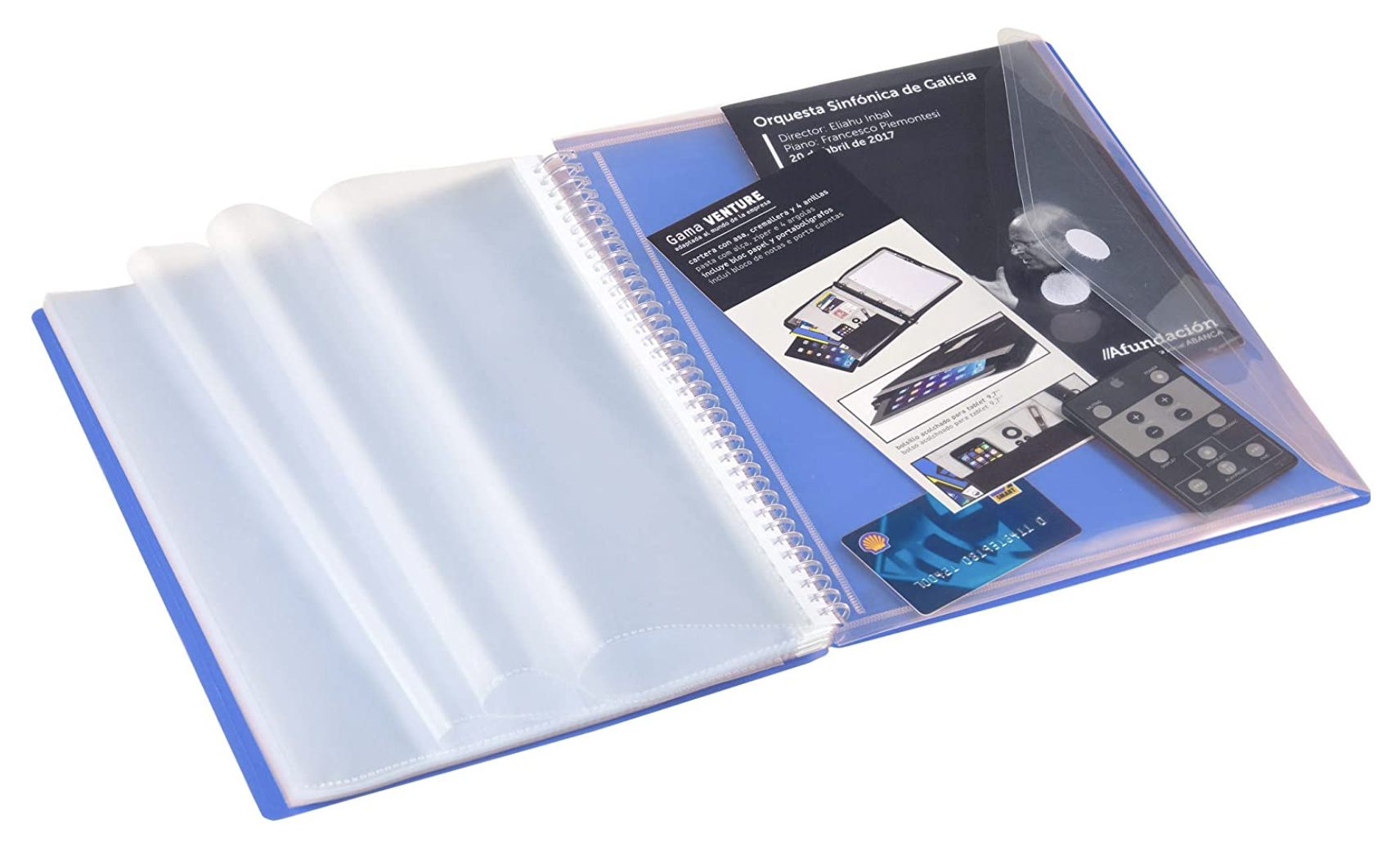 Carpeta multimicas con espiral tamaño carta,organizador de documentos legales, perfecto para oficina, hogar y escuela color surtido