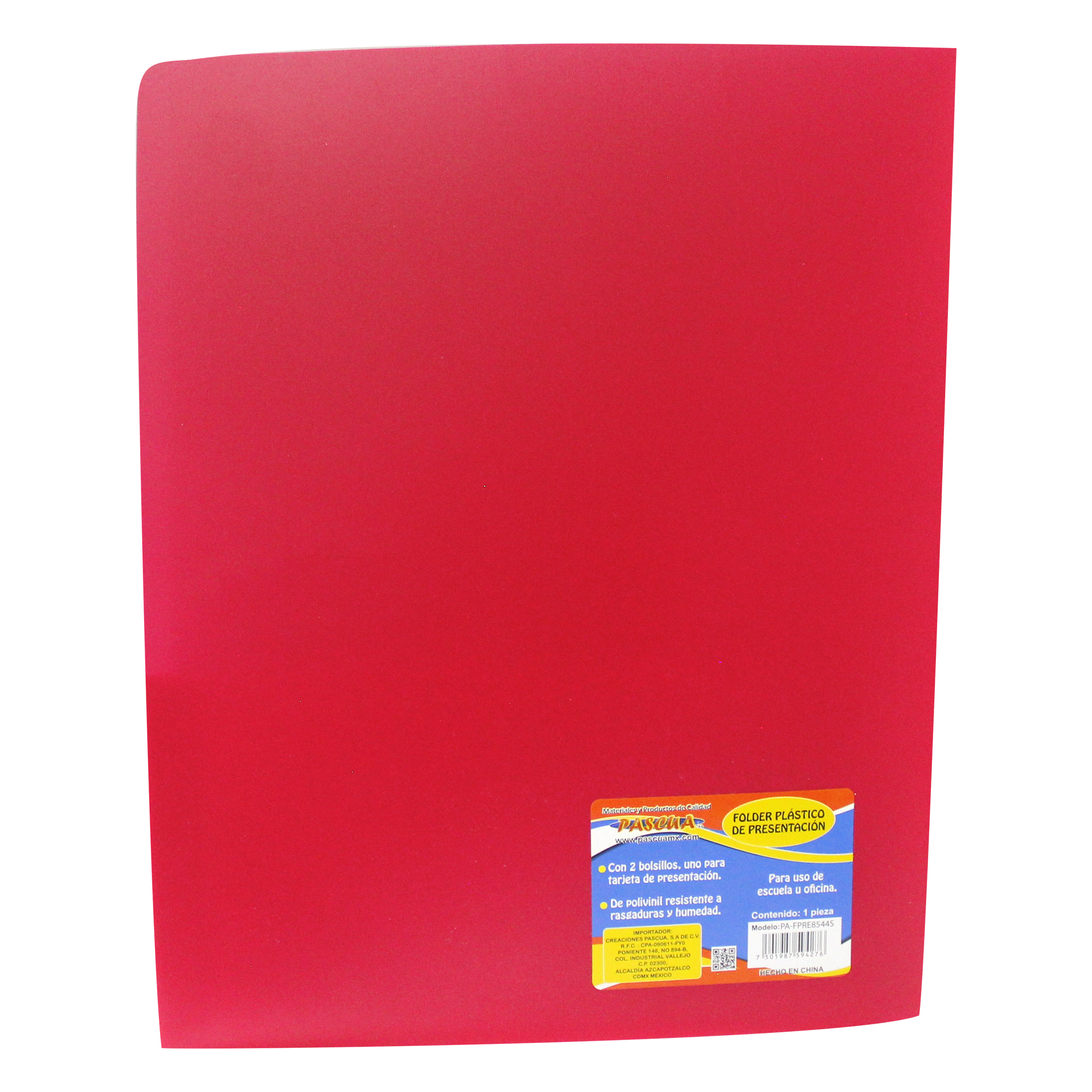 Folder Plastico de Presentacion 5 pzas Color Surtido, Carpetas de archivos para Documentos, para Reuniones, Presentaciones, Contratos, Informes