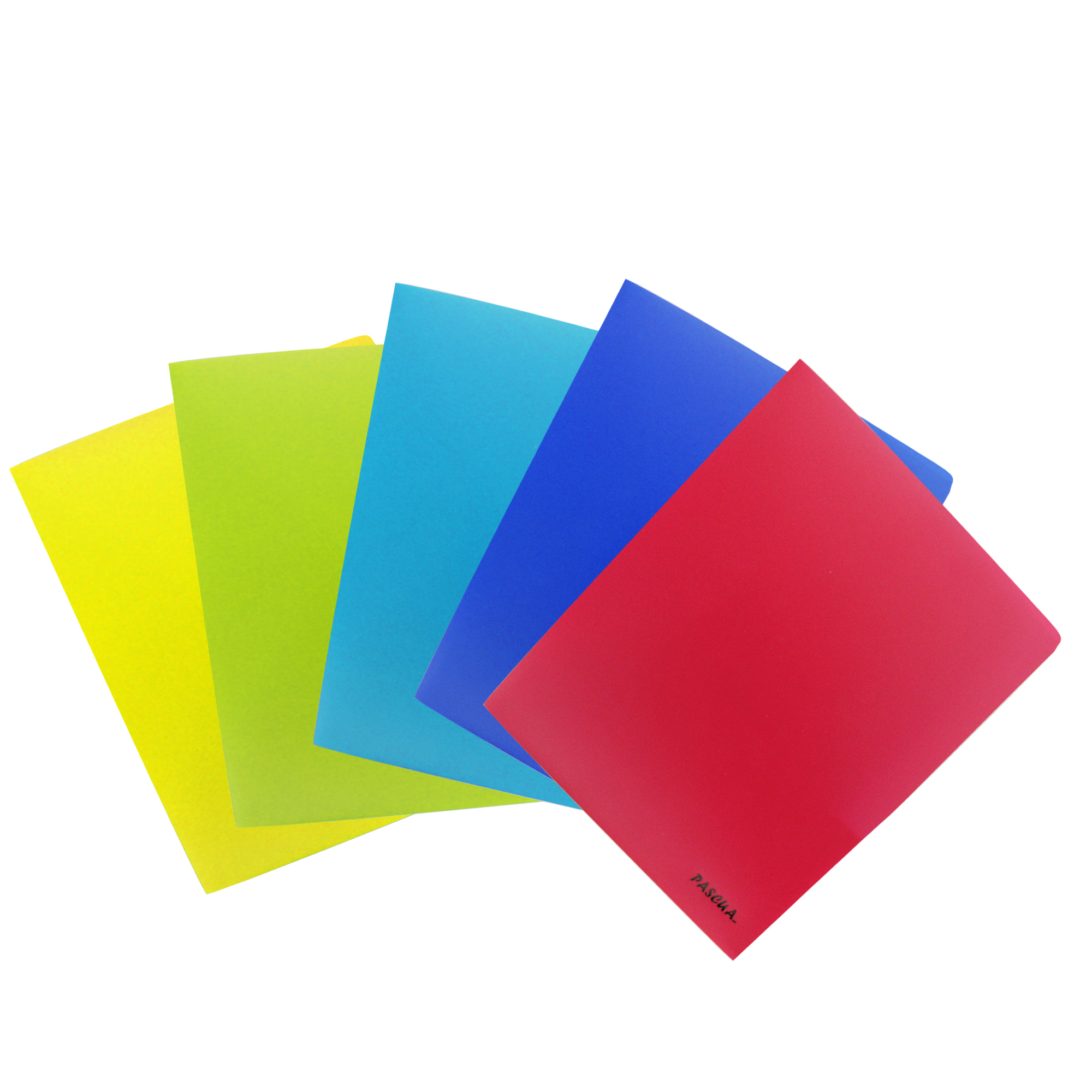 Folder Plastico de Presentacion 5 pzas Color Surtido, Carpetas de archivos para Documentos, para Reuniones, Presentaciones, Contratos, Informes