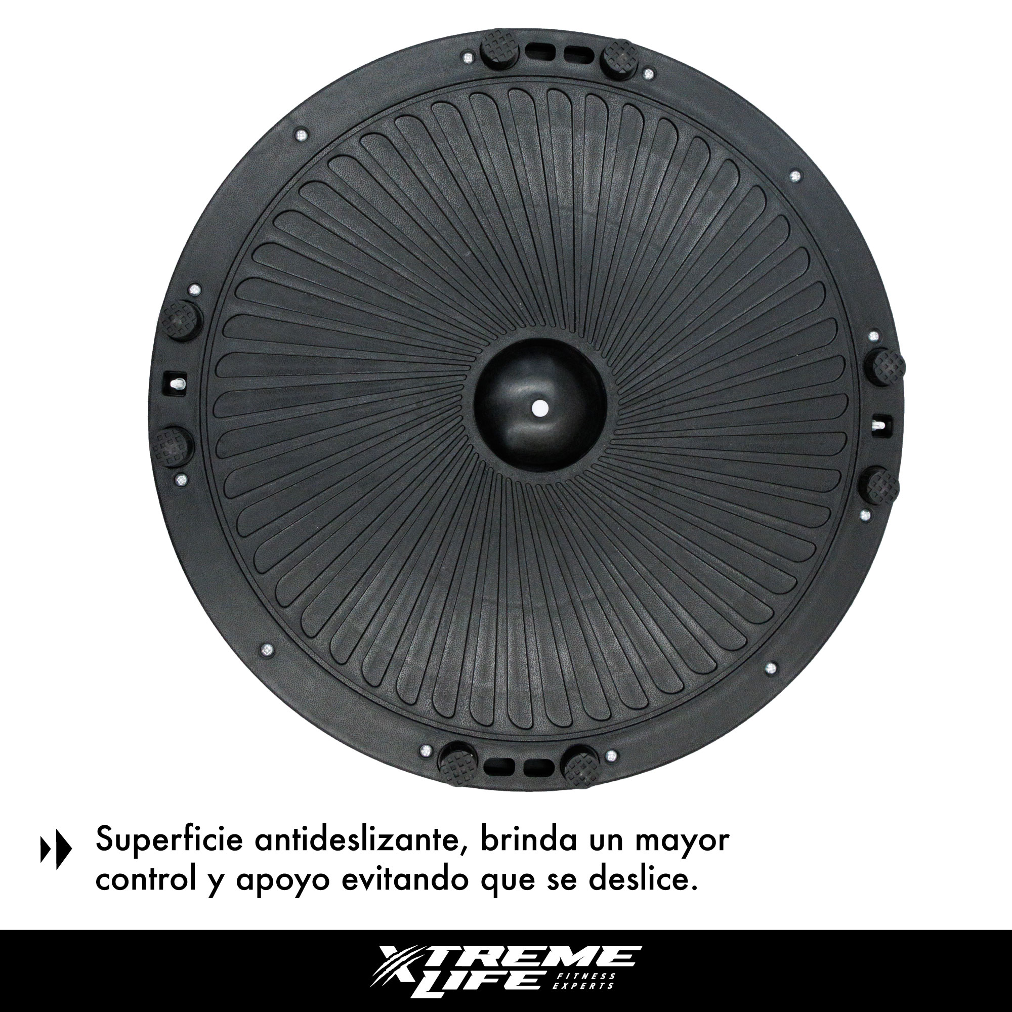 Bosu Ball 70cm Pelota De Equilibrio Ligas De Resistencia Negro GD