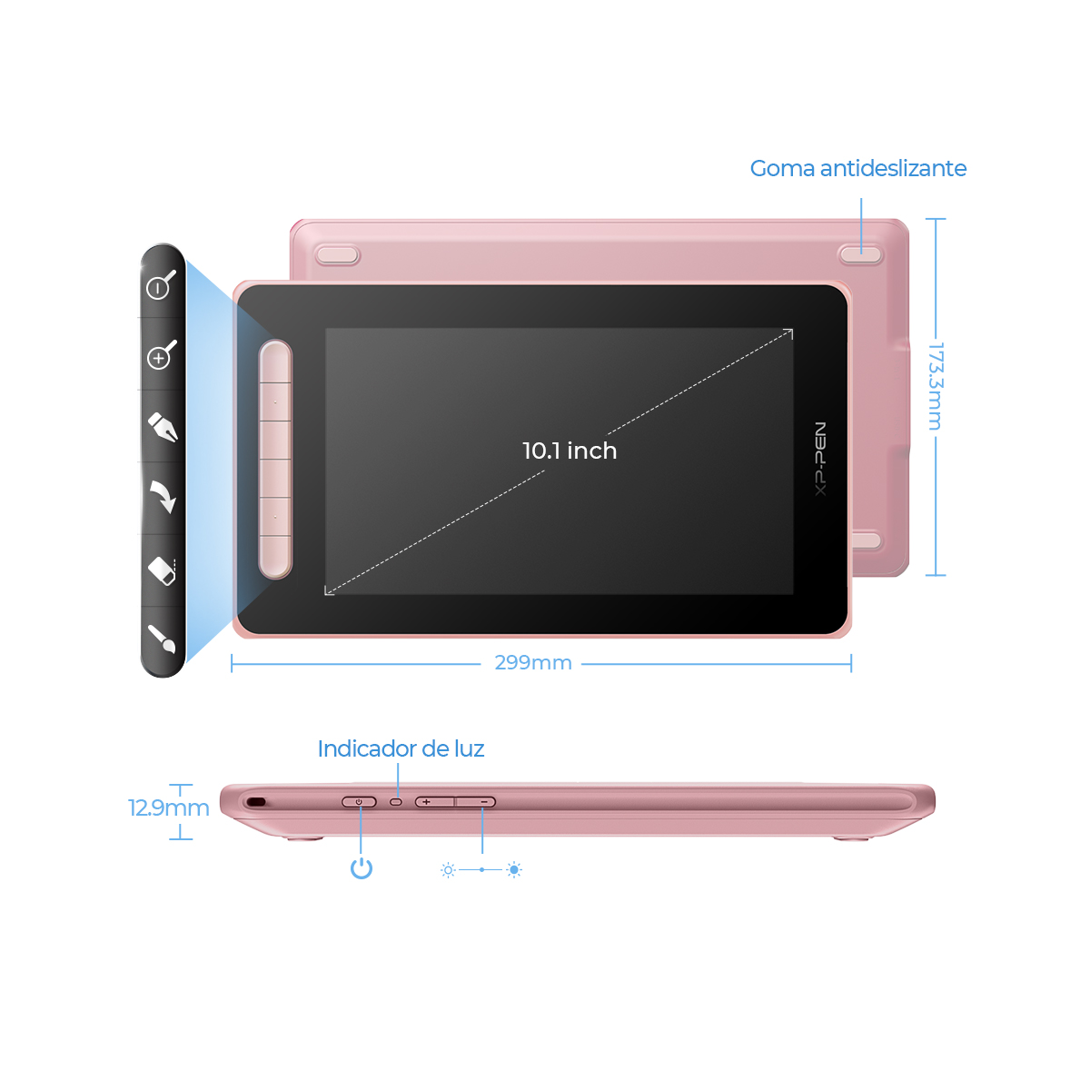 Tableta Grafica Xp-pen Artist 10 (2nd G) Color Negro